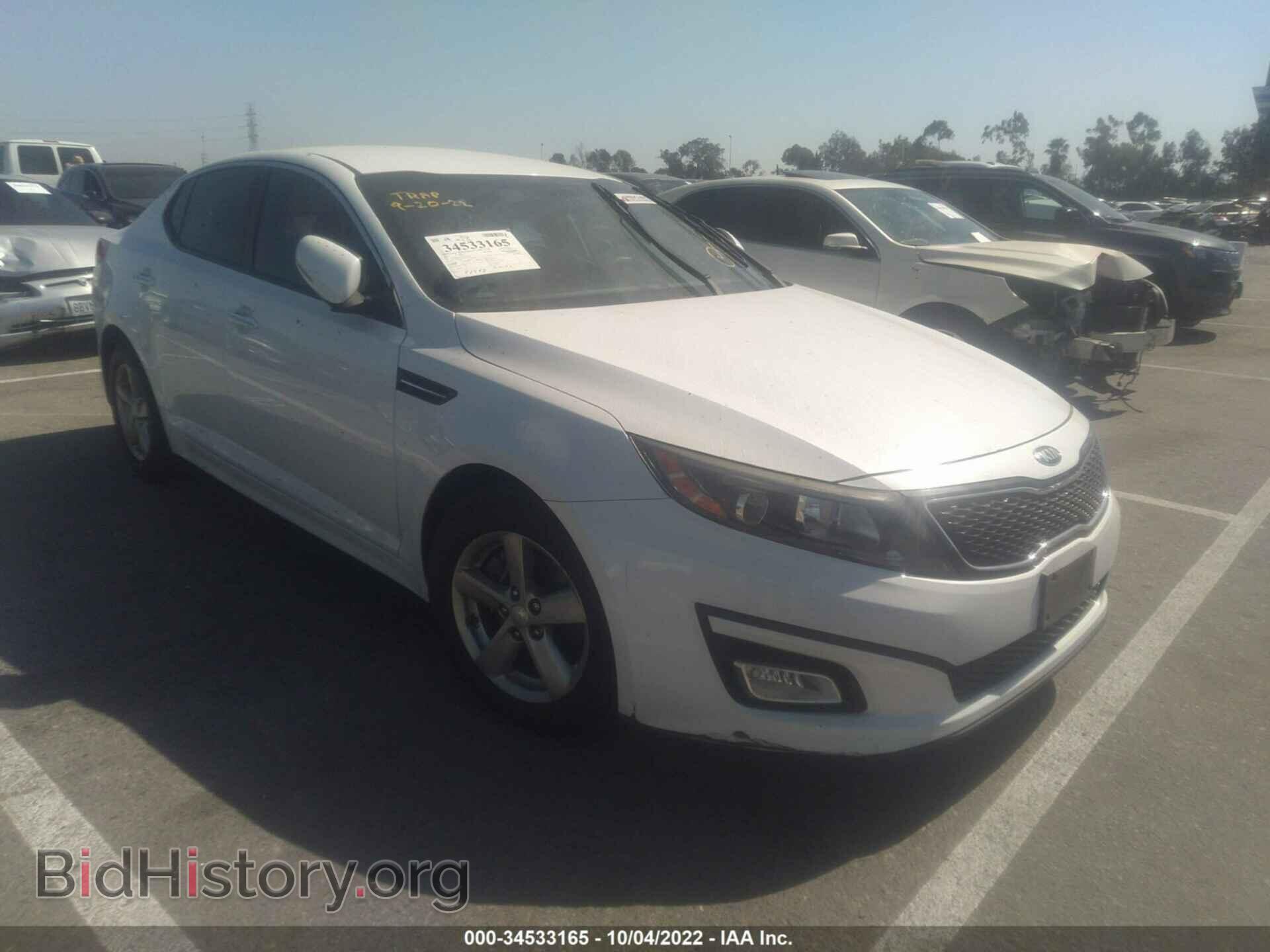 Фотография 5XXGM4A77FG365496 - KIA OPTIMA 2015