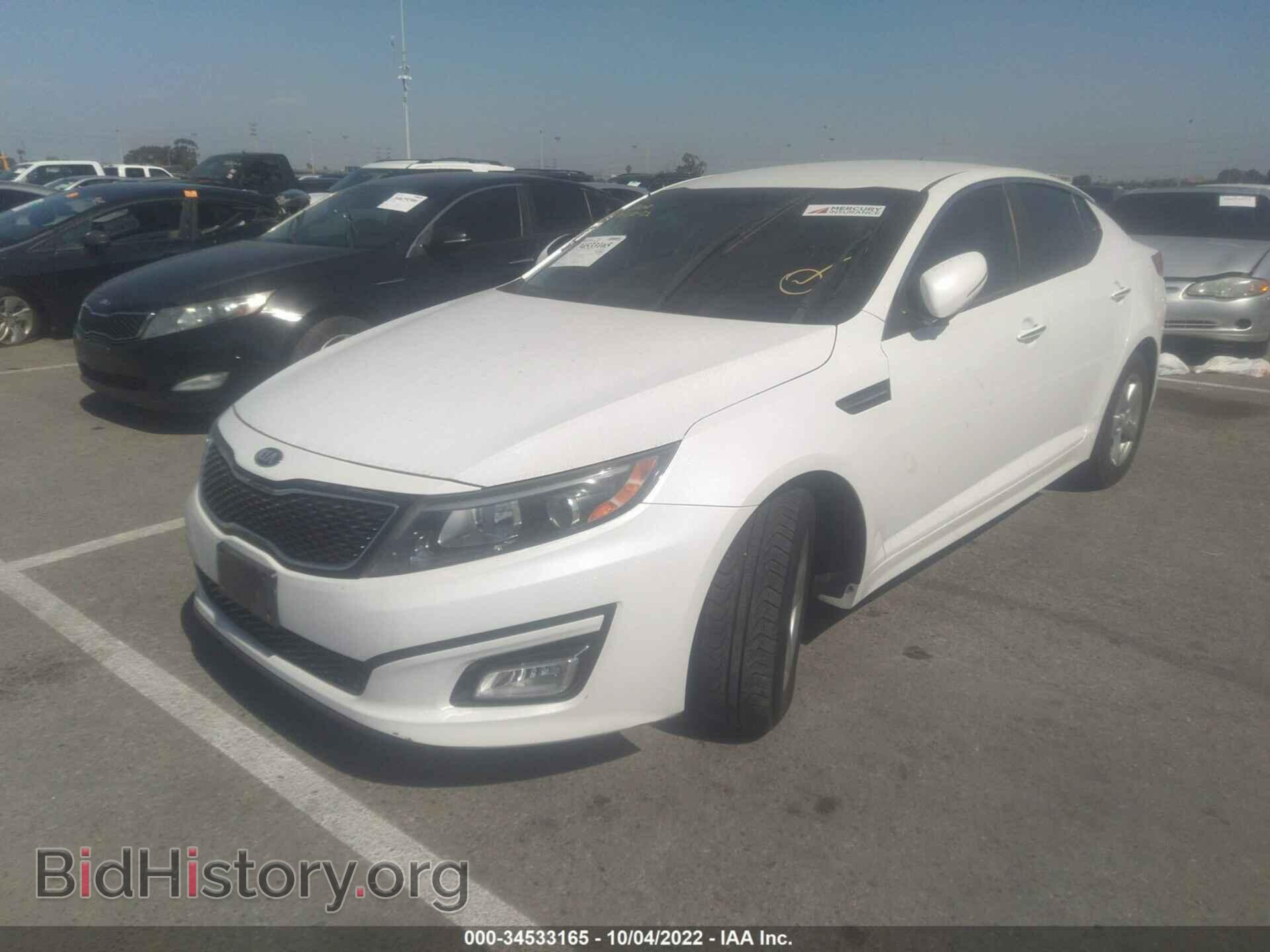 2015 KIA OPTIMA - VIN: 5XXGM4A77FG365496 - Фото 2