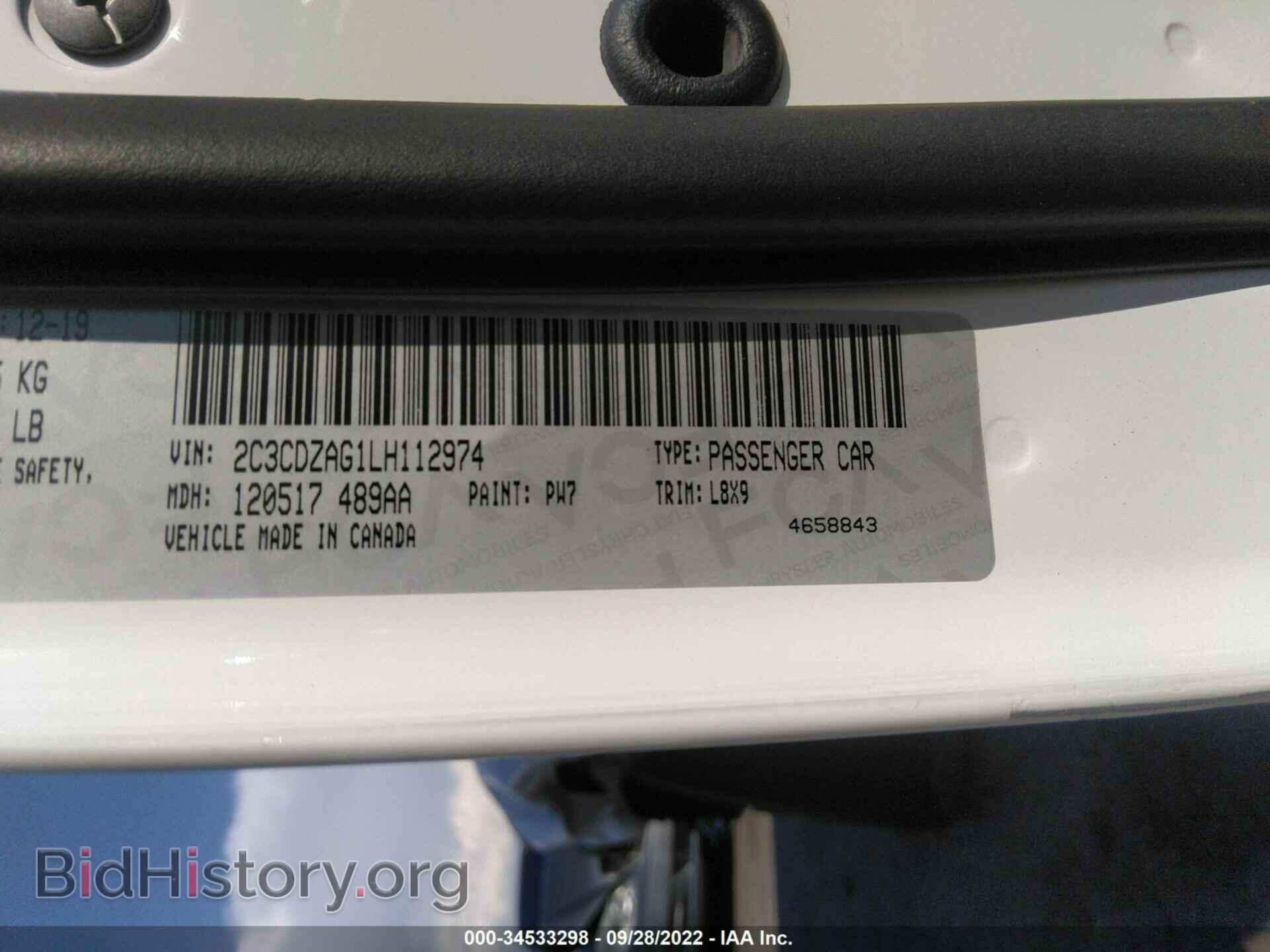 2020 DODGE CHALLENGER - VIN: 2C3CDZAG1LH112974 - Photo 9