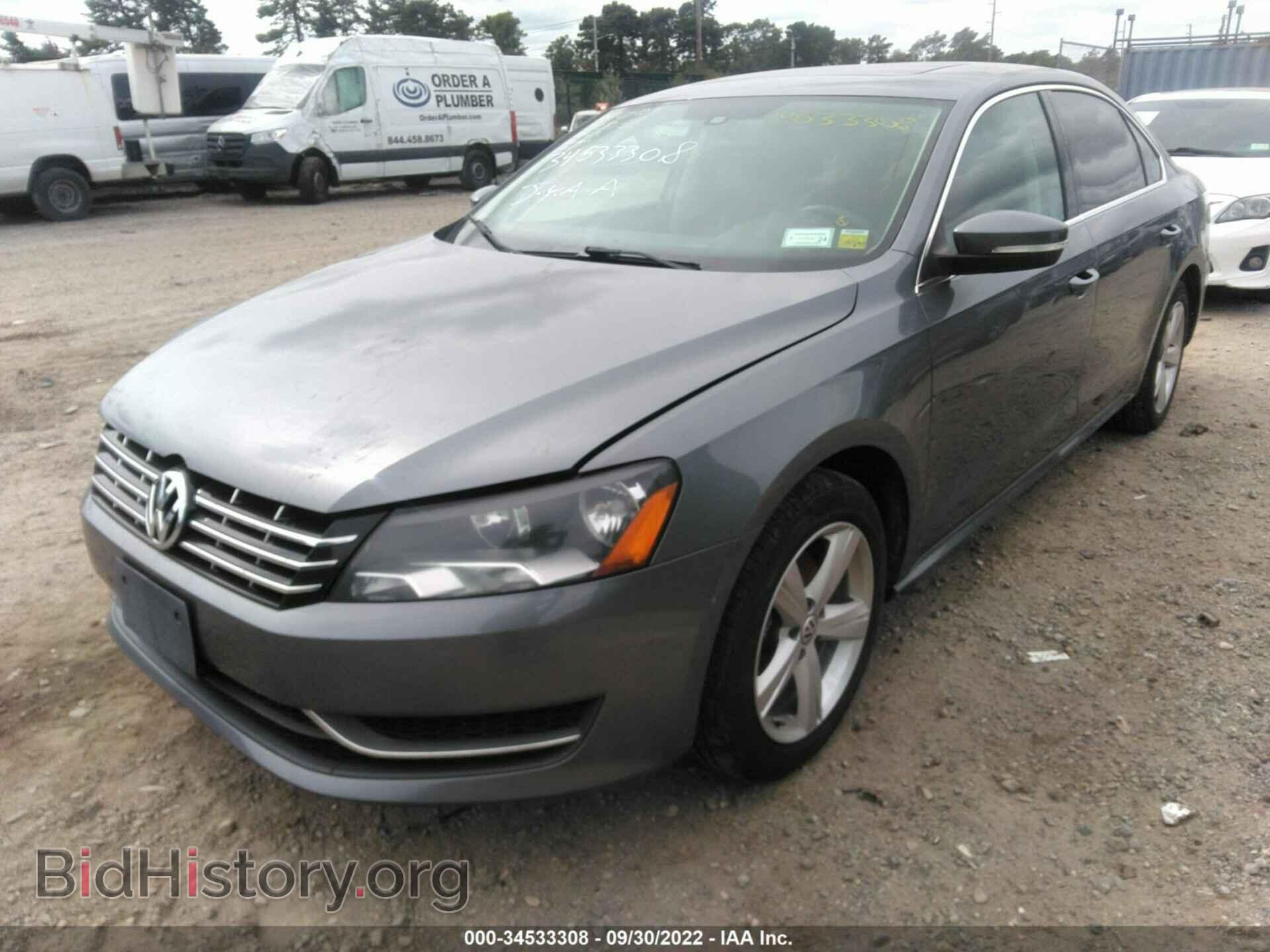 2013 VOLKSWAGEN PASSAT - VIN: 1VWBN7A33DC100932 - Фото 2