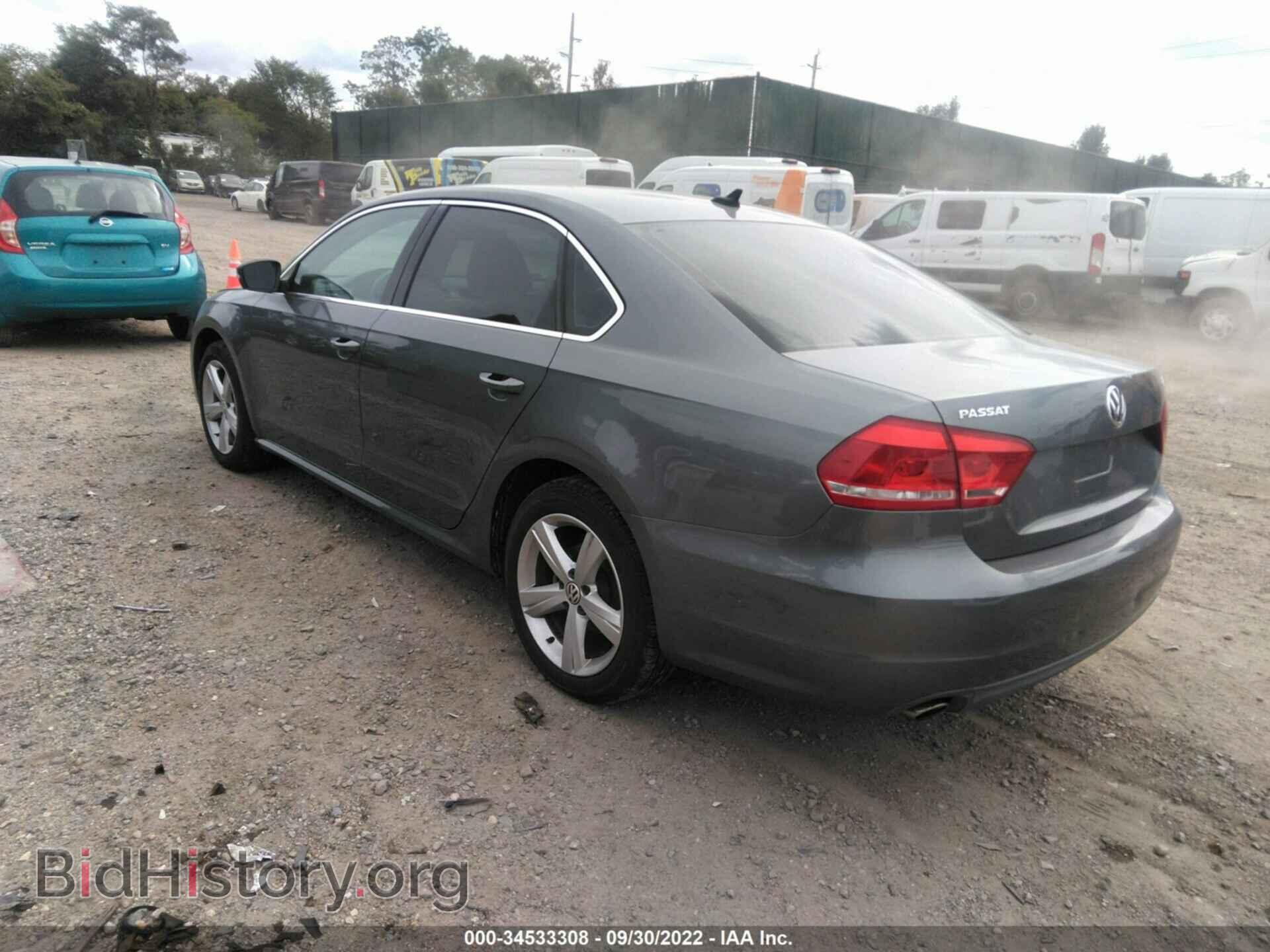 2013 VOLKSWAGEN PASSAT - VIN: 1VWBN7A33DC100932 - Фото 3
