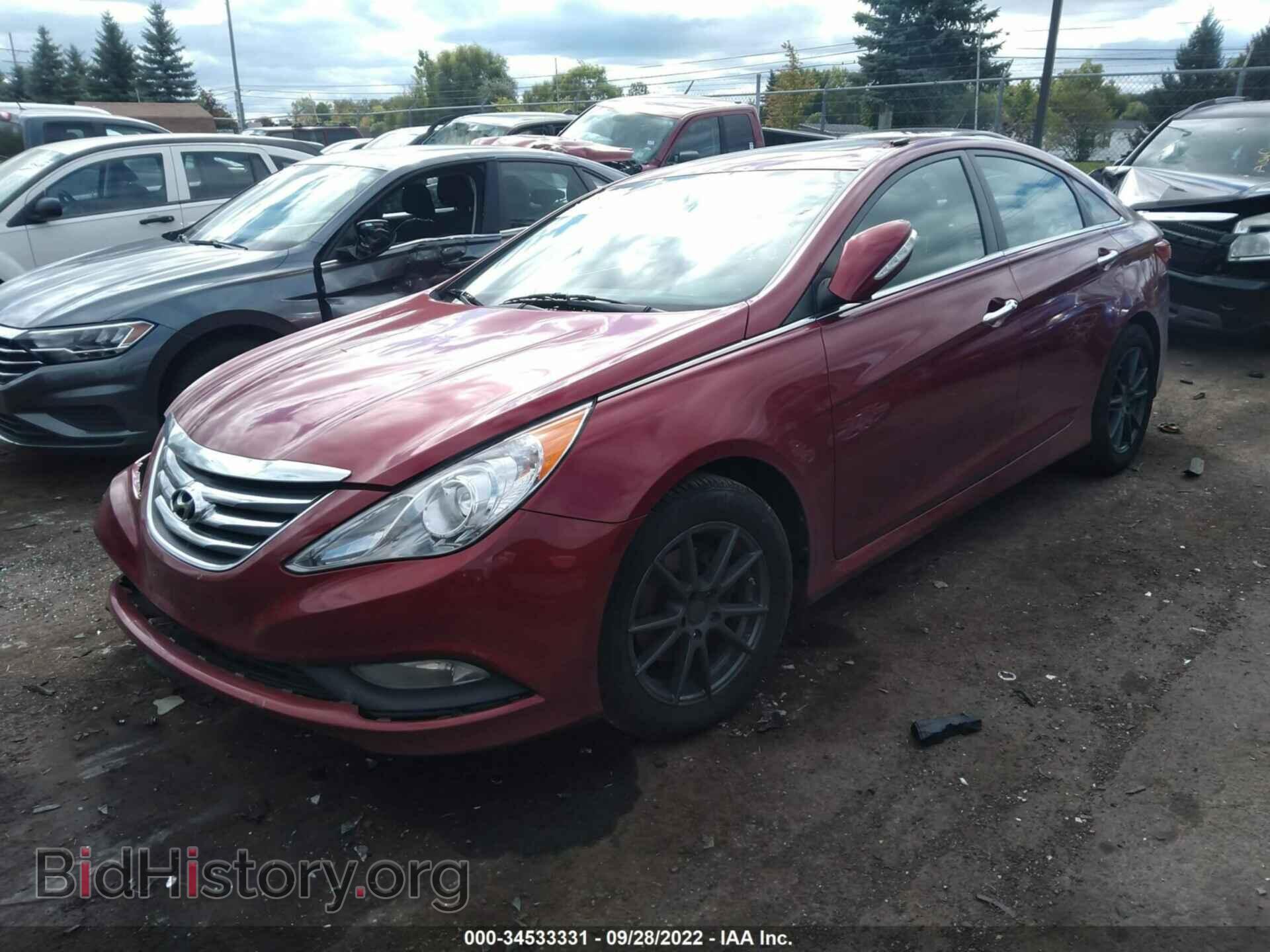 2014 HYUNDAI SONATA - VIN: 5NPEC4AC4EH836627 - Фото 2