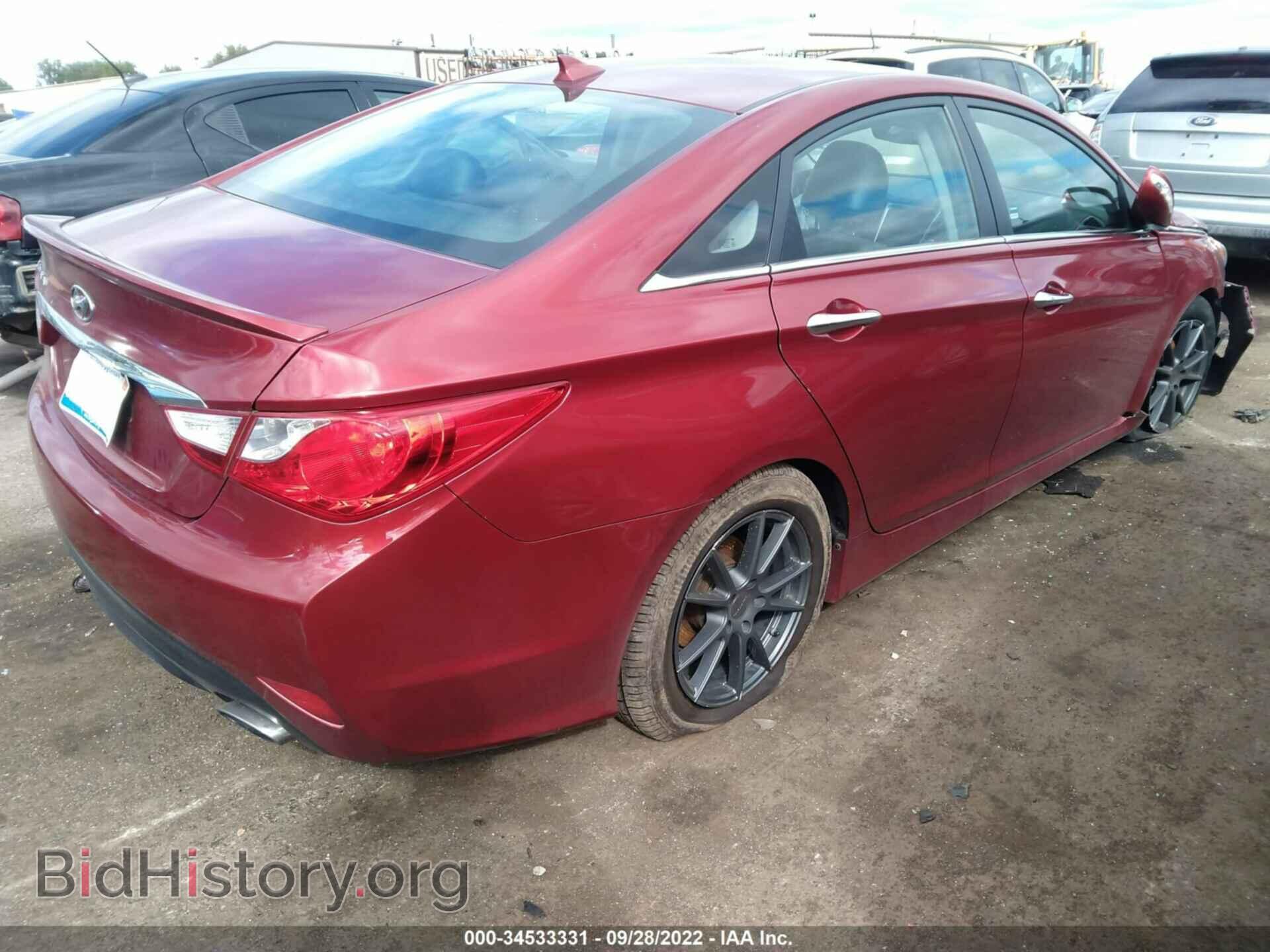 2014 HYUNDAI SONATA - VIN: 5NPEC4AC4EH836627 - Фото 4