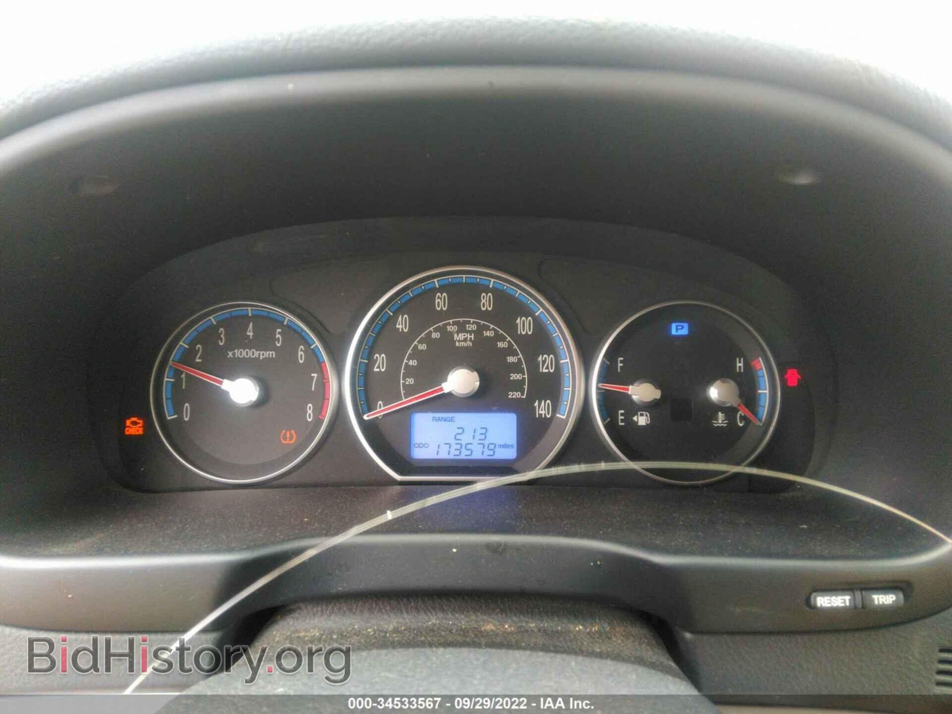 2009 HYUNDAI SANTA FE - VIN: 5NMSG13D09H303379 - Фото 7