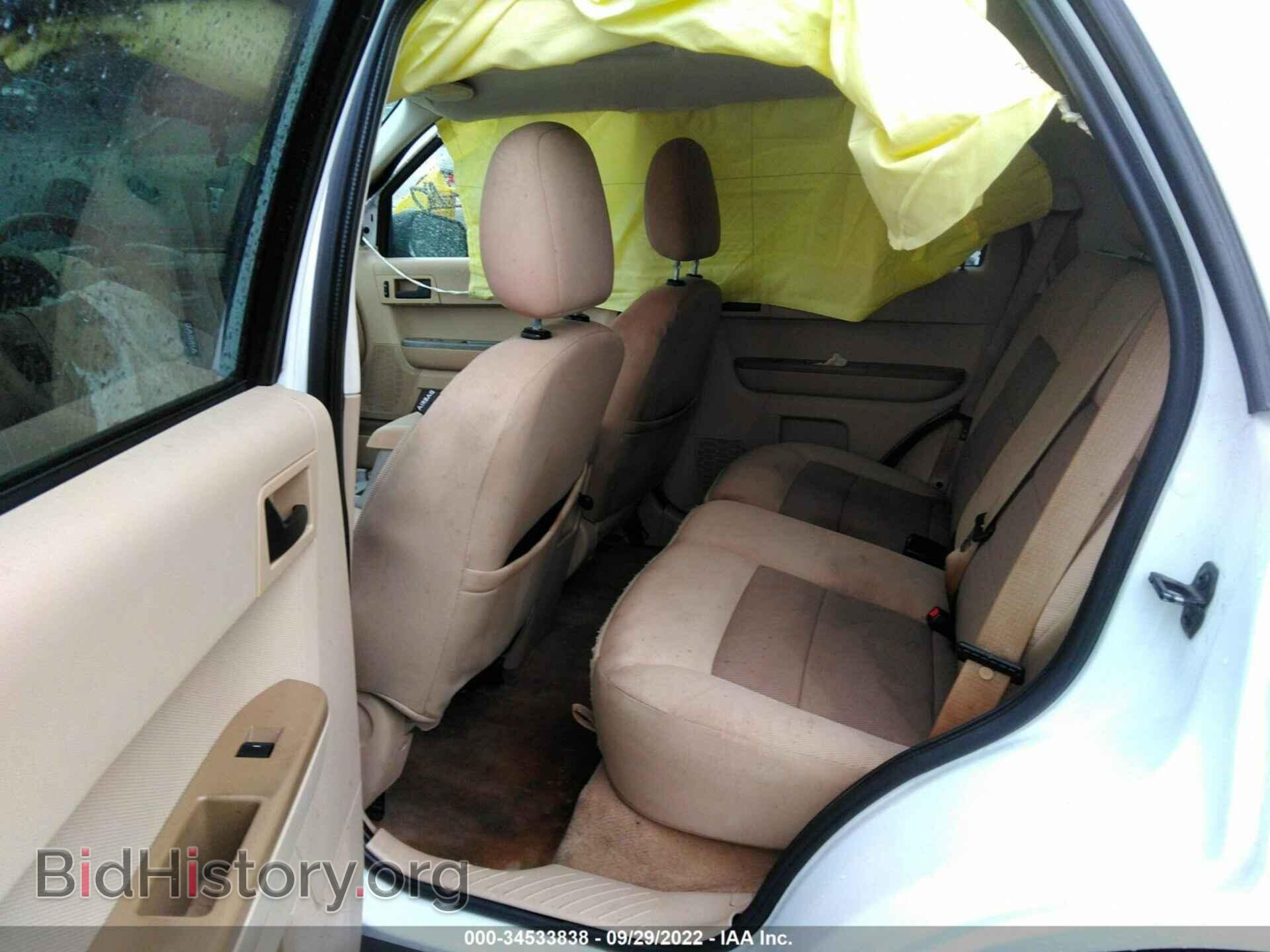 2008 FORD ESCAPE - VIN: 1FMCU03168KE02431 - Фото 8