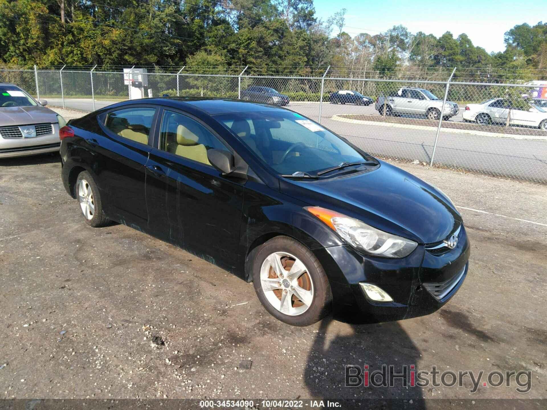 Photo 5NPDH4AE2CH078105 - HYUNDAI ELANTRA 2012