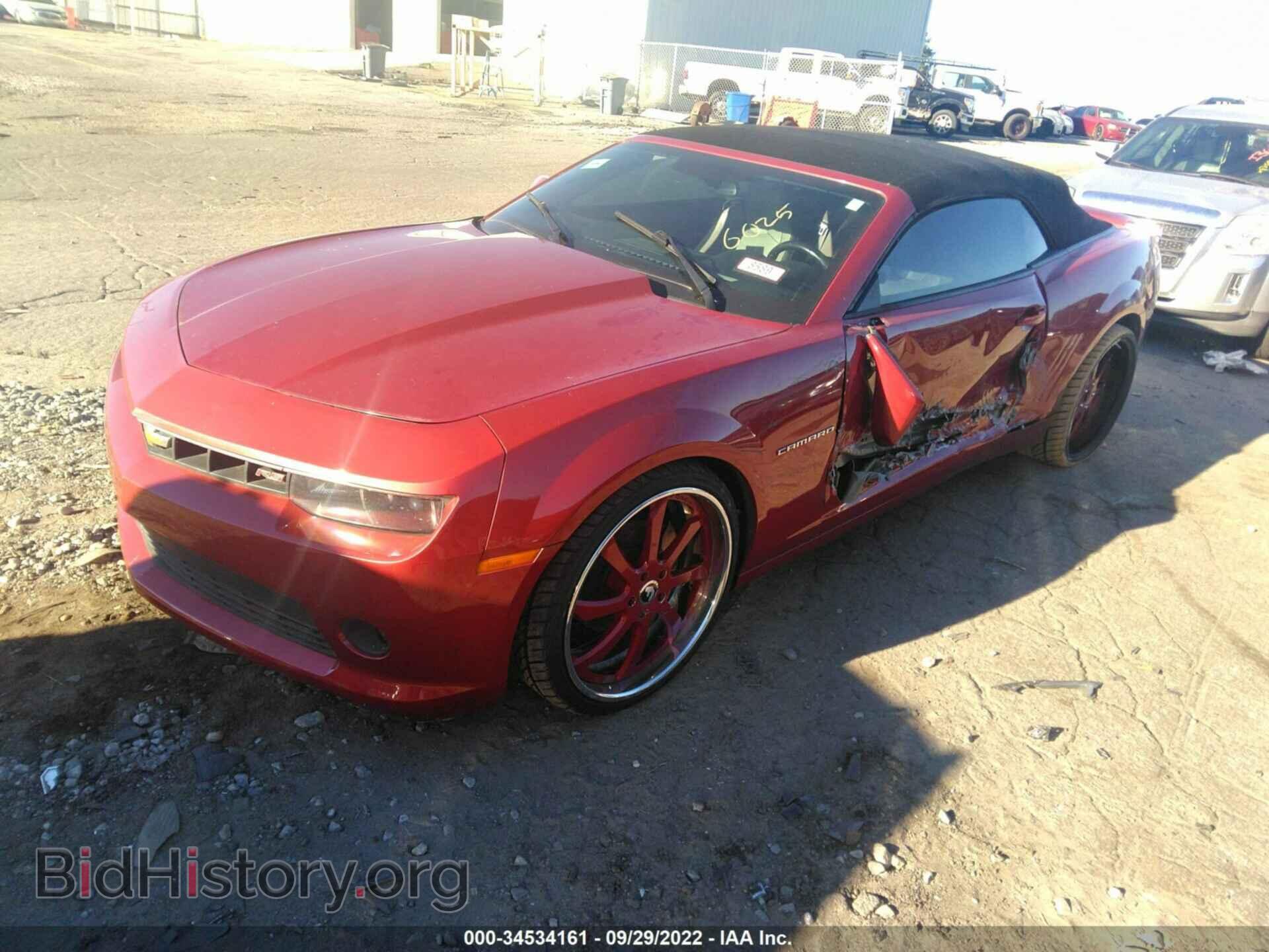 2014 CHEVROLET CAMARO - VIN: 2G1FC3D32E9146025 - Фото 2
