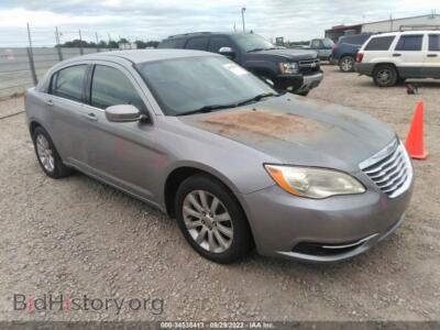2013 Chrysler 200 Touring, серебристый — VIN 1C3CCBBB7DN627581, IAAI