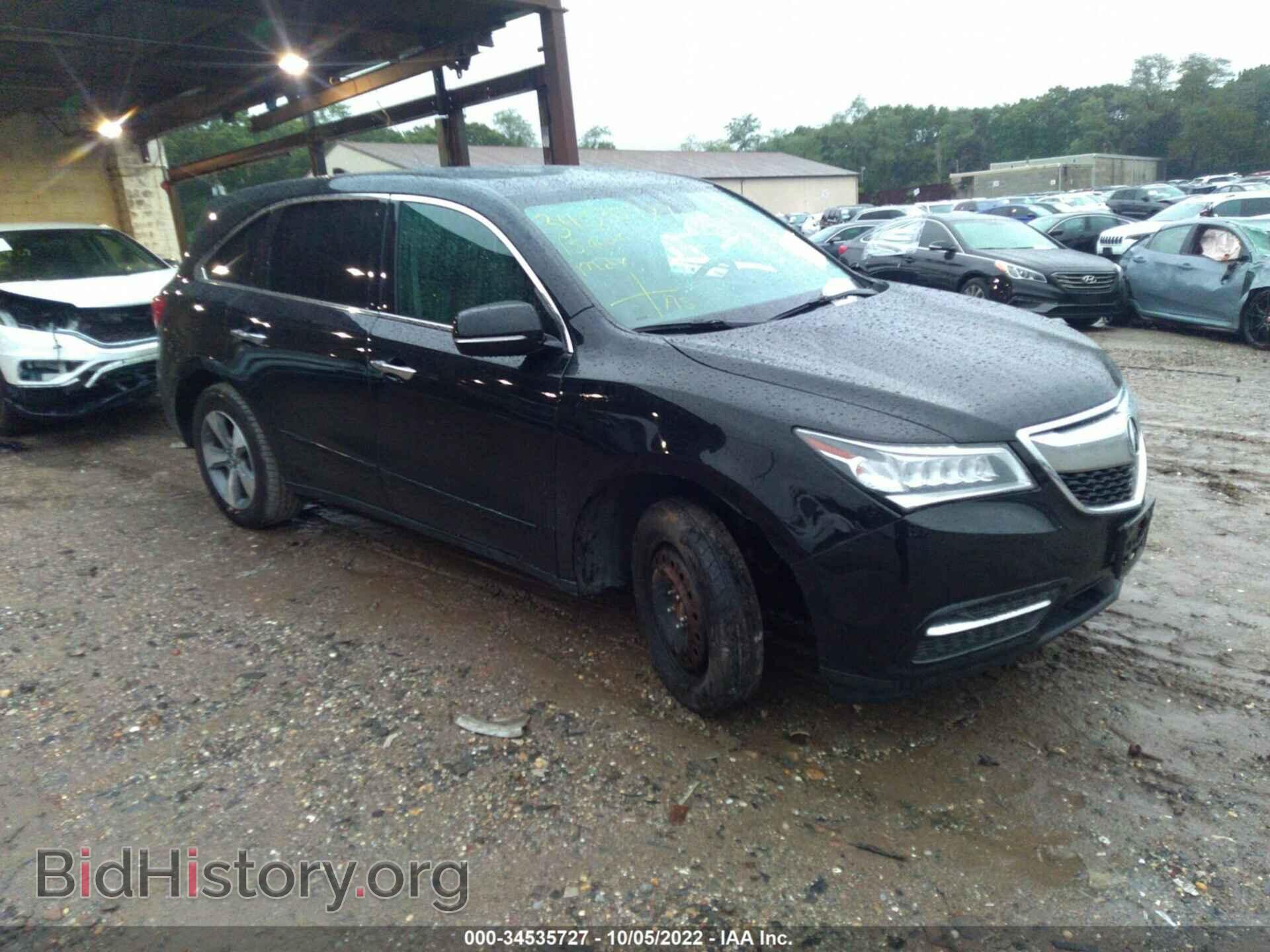 Фотография 5FRYD4H26FB004695 - ACURA MDX 2015