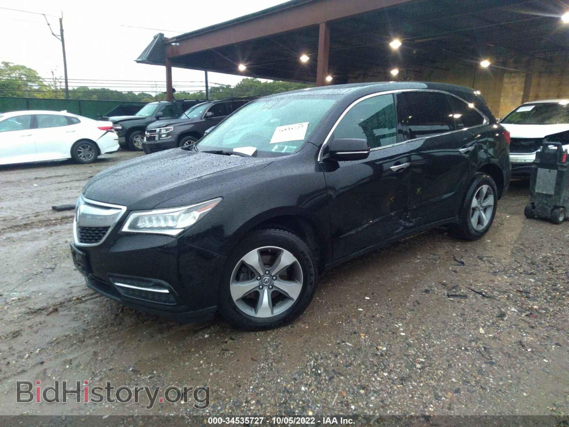 2015 ACURA MDX - VIN: 5FRYD4H26FB004695 - Фото 2