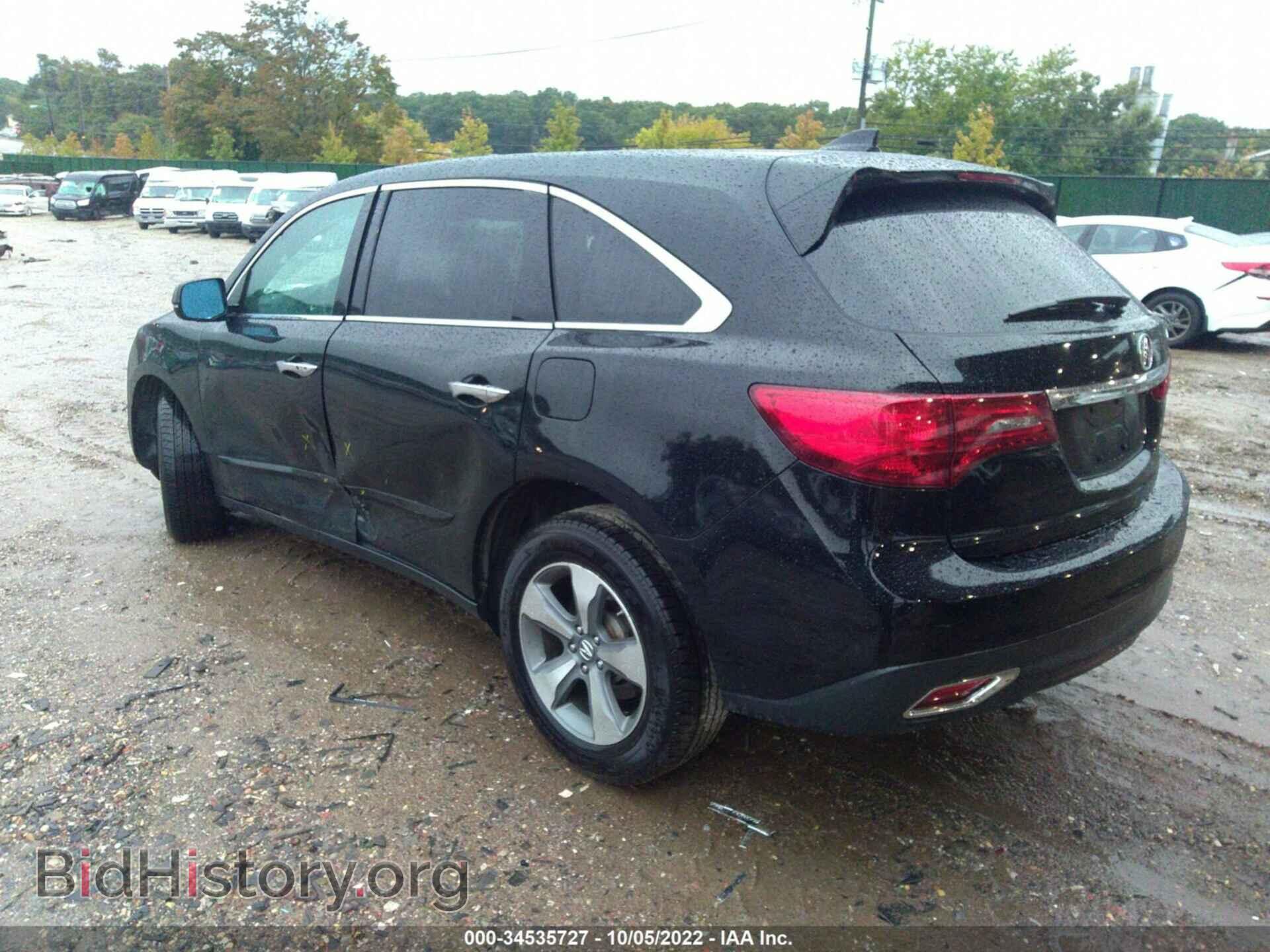 2015 ACURA MDX - VIN: 5FRYD4H26FB004695 - Фото 3