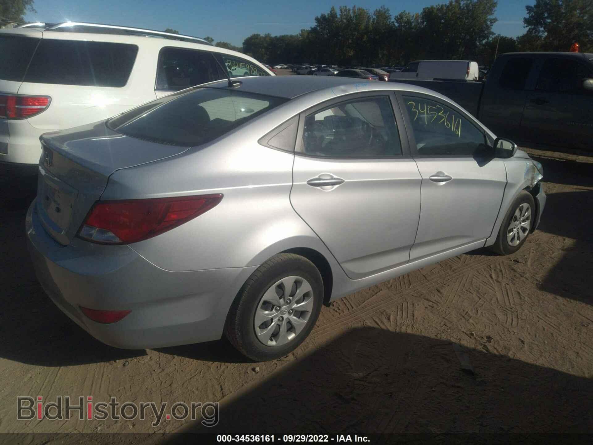 2017 HYUNDAI ACCENT - VIN: KMHCT4AE2HU222481 - Фото 4