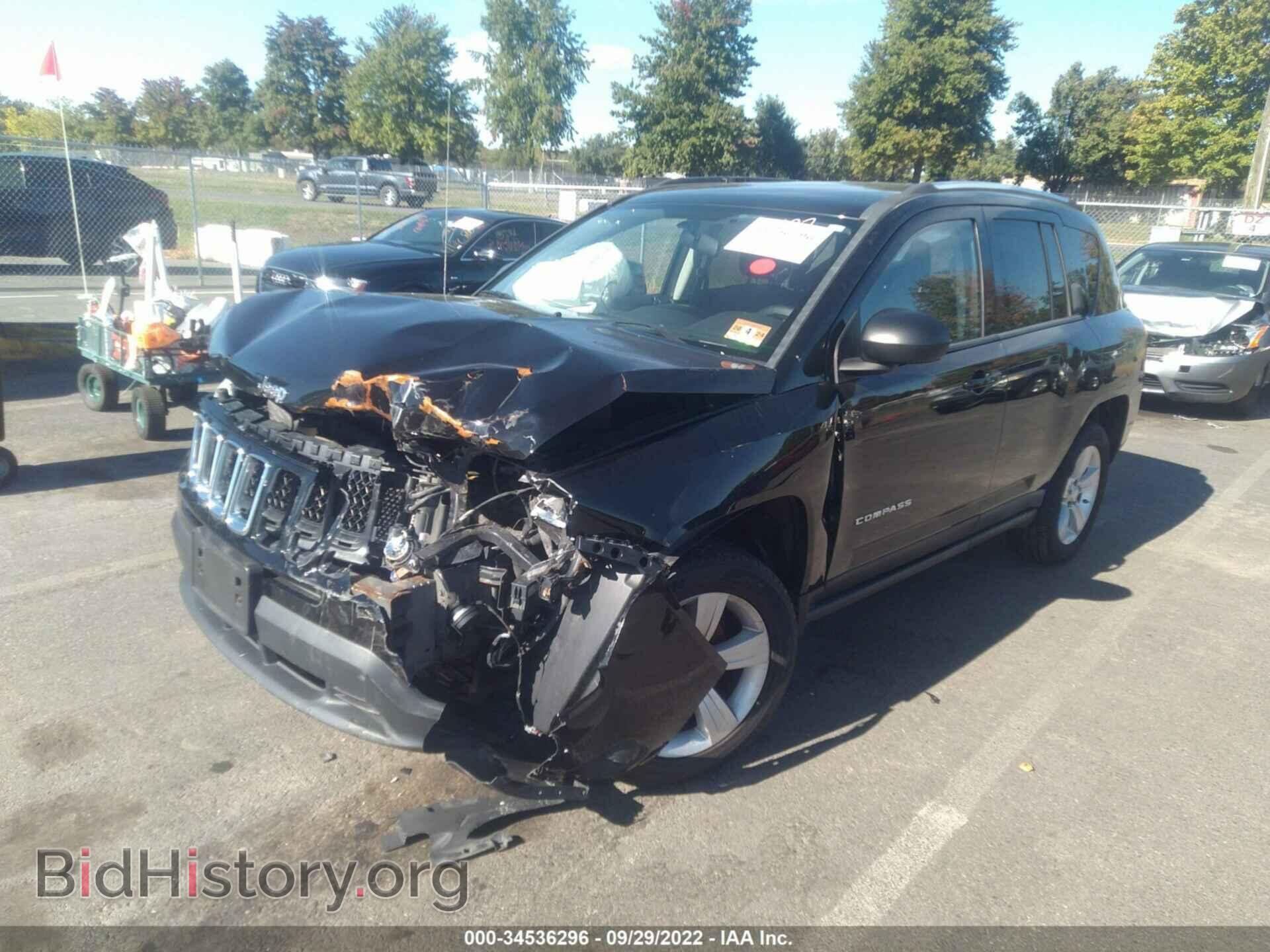 2012 JEEP COMPASS - VIN: 1C4NJDEB3CD505192 - Фото 2