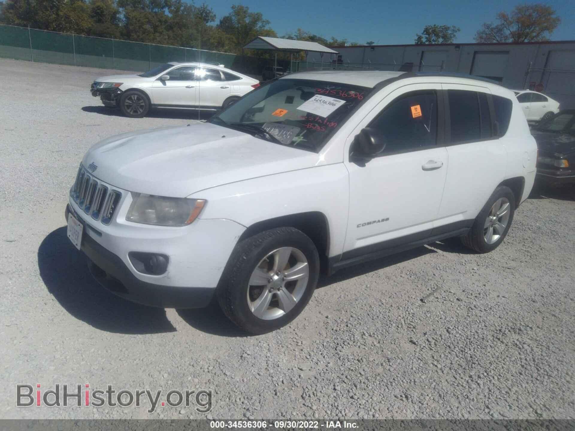 2012 JEEP COMPASS - VIN: 1C4NJDEB4CD572819 - Фото 2