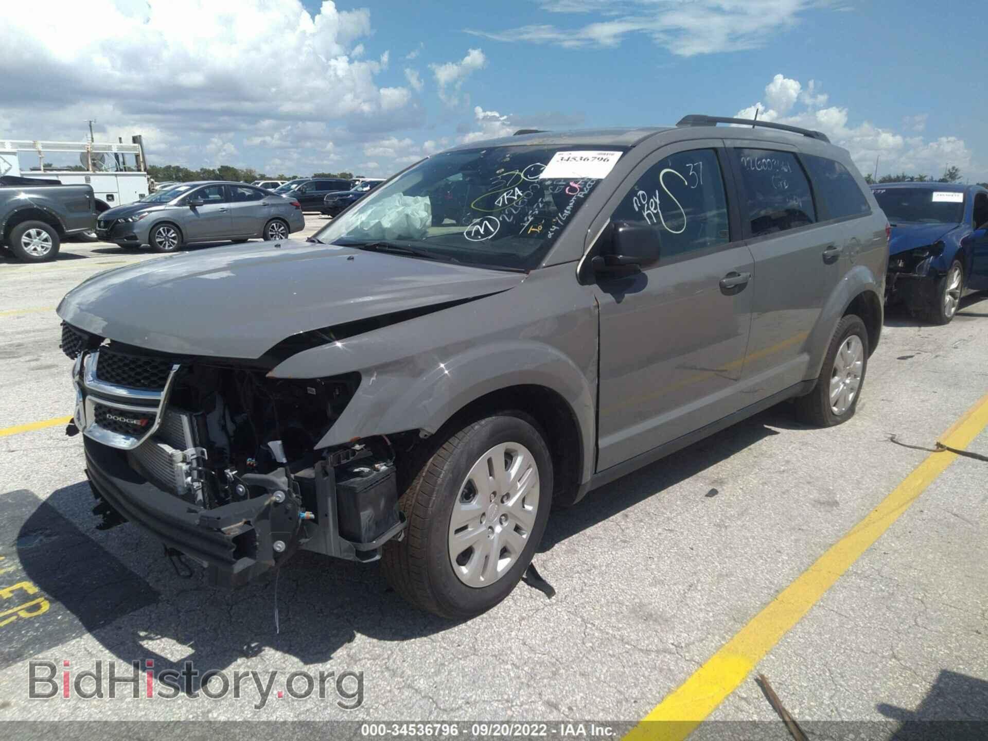 2020 DODGE JOURNEY - VIN: 3C4PDCAB1LT249385 - Фото 2