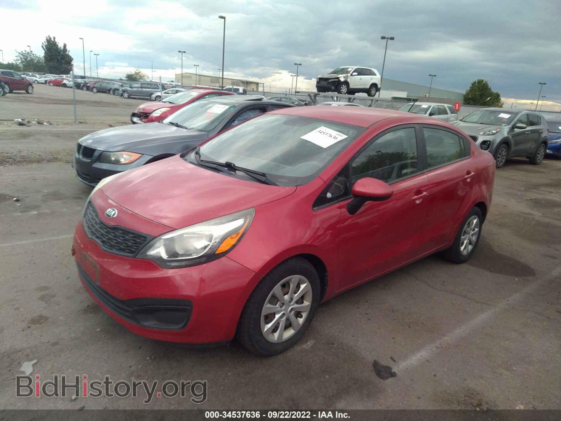 2014 KIA RIO - VIN: KNADM4A36E6330099 - Фото 2