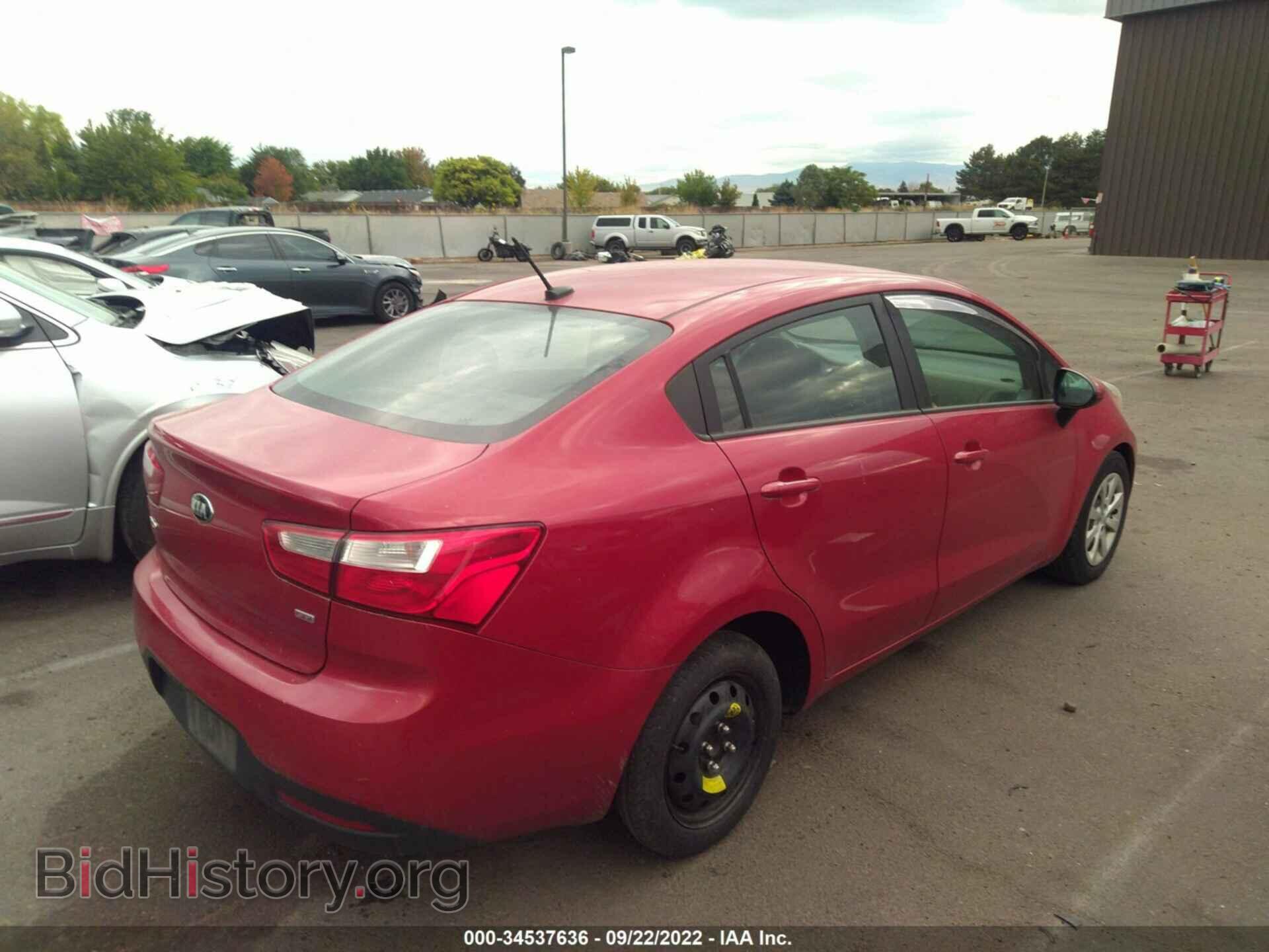 2014 KIA RIO - VIN: KNADM4A36E6330099 - Фото 4