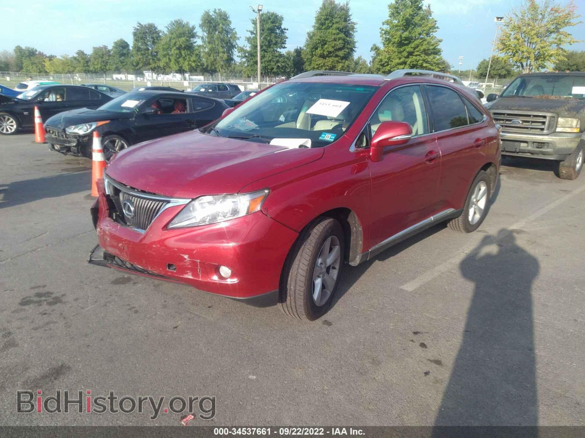 2011 LEXUS RX 350 - VIN: 2T2BK1BA9BC097928 - Фото 2
