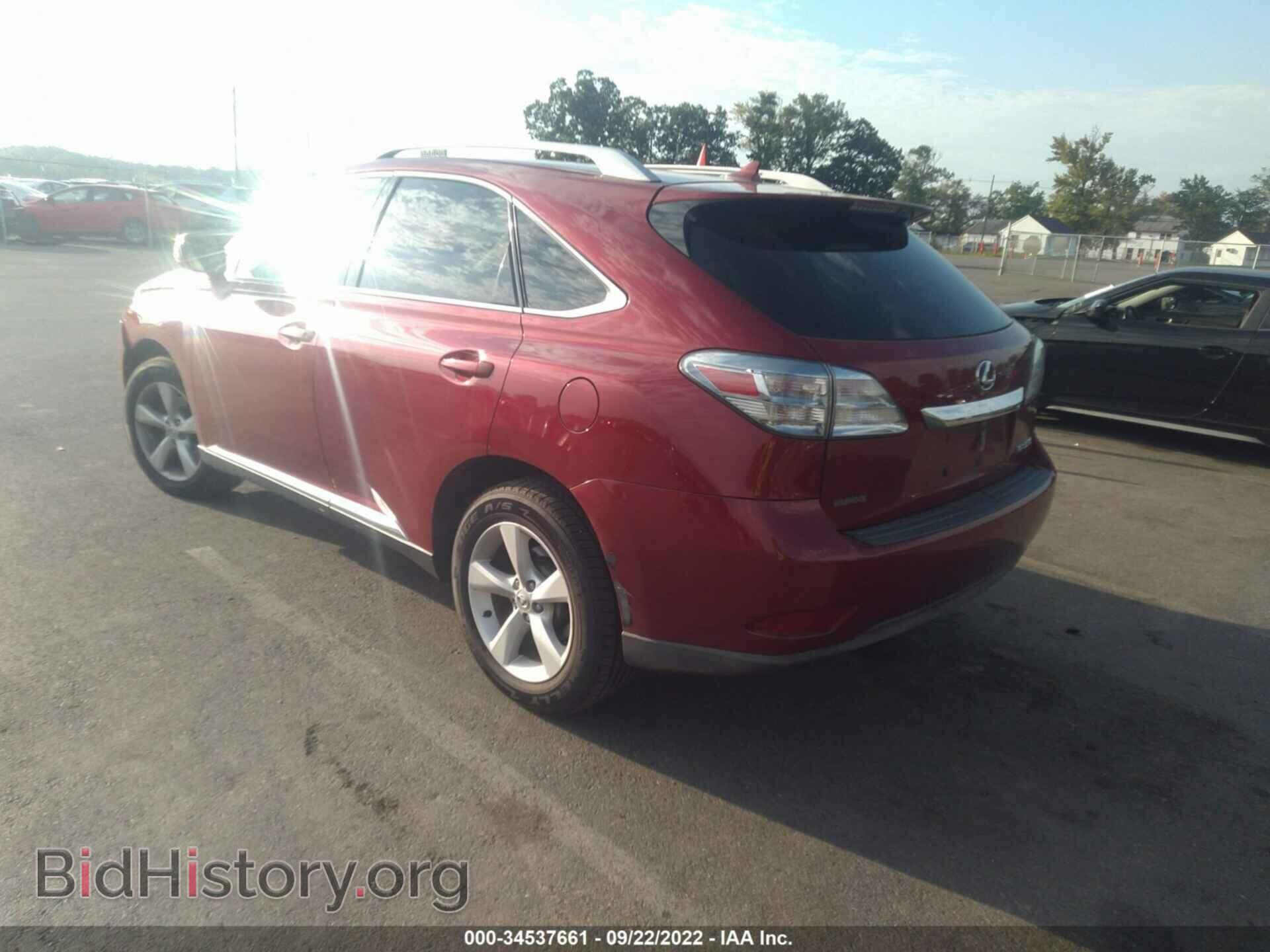 2011 LEXUS RX 350 - VIN: 2T2BK1BA9BC097928 - Фото 3