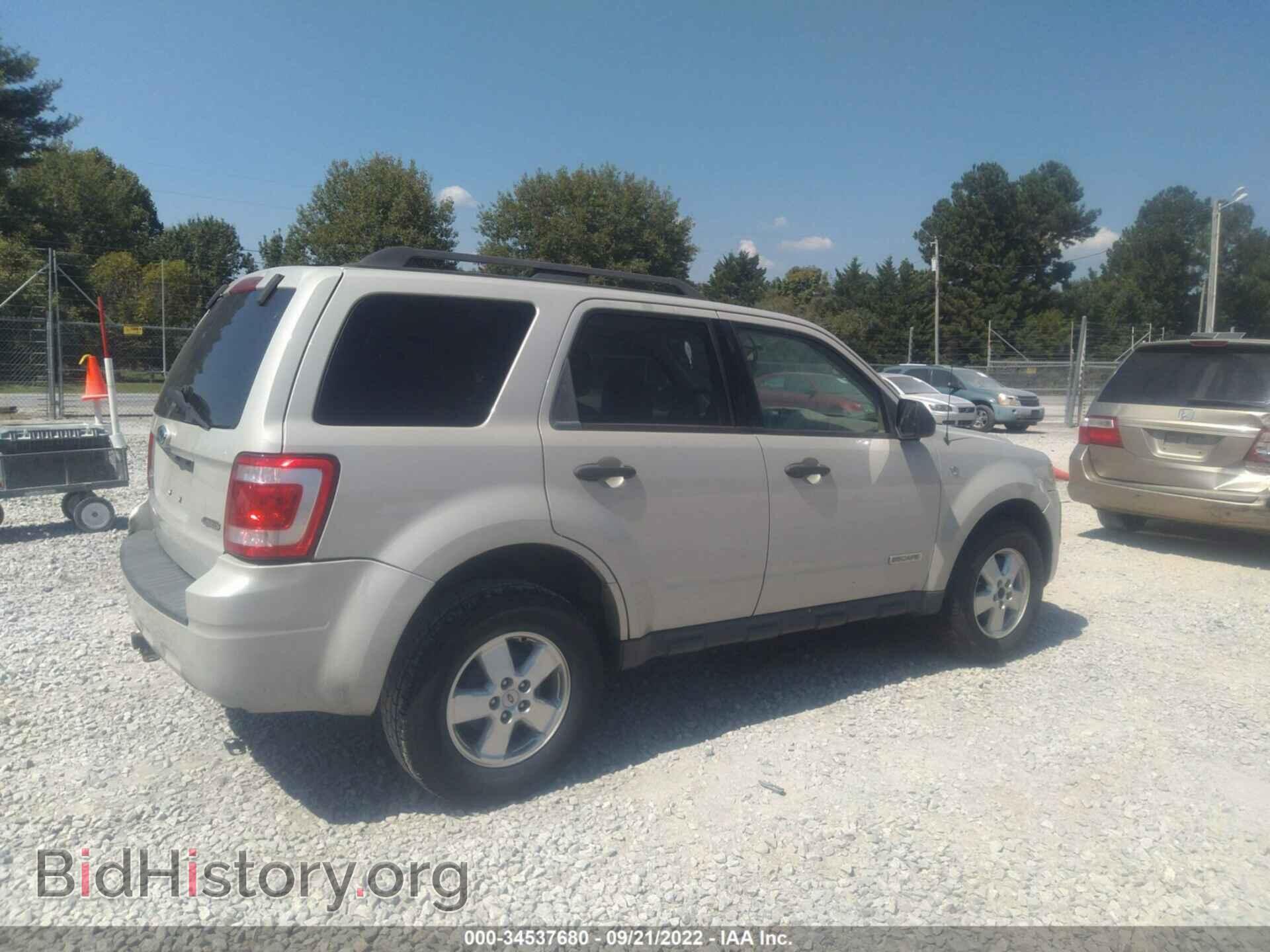 2008 FORD ESCAPE - VIN: 1FMCU93168KD51131 - Фото 4
