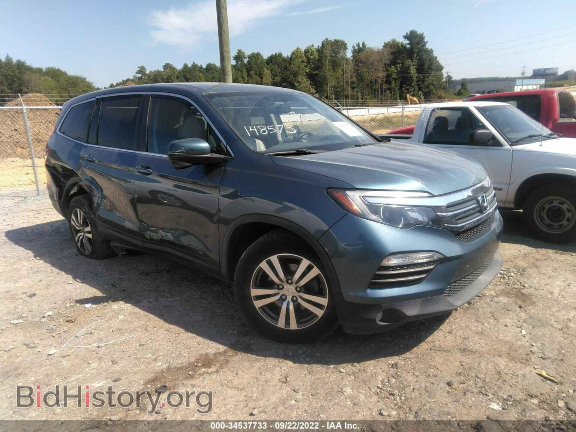 Фотография 5FNYF6H52GB121483 - HONDA PILOT 2016