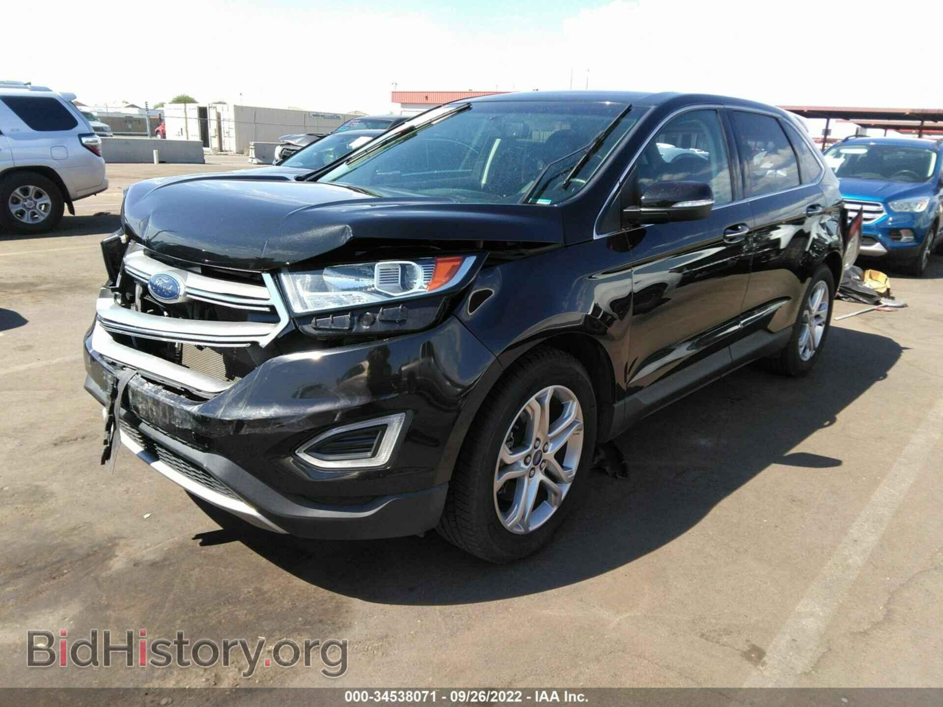 2015 FORD EDGE - VIN: 2FMTK4K95FBB16615 - Photo 2