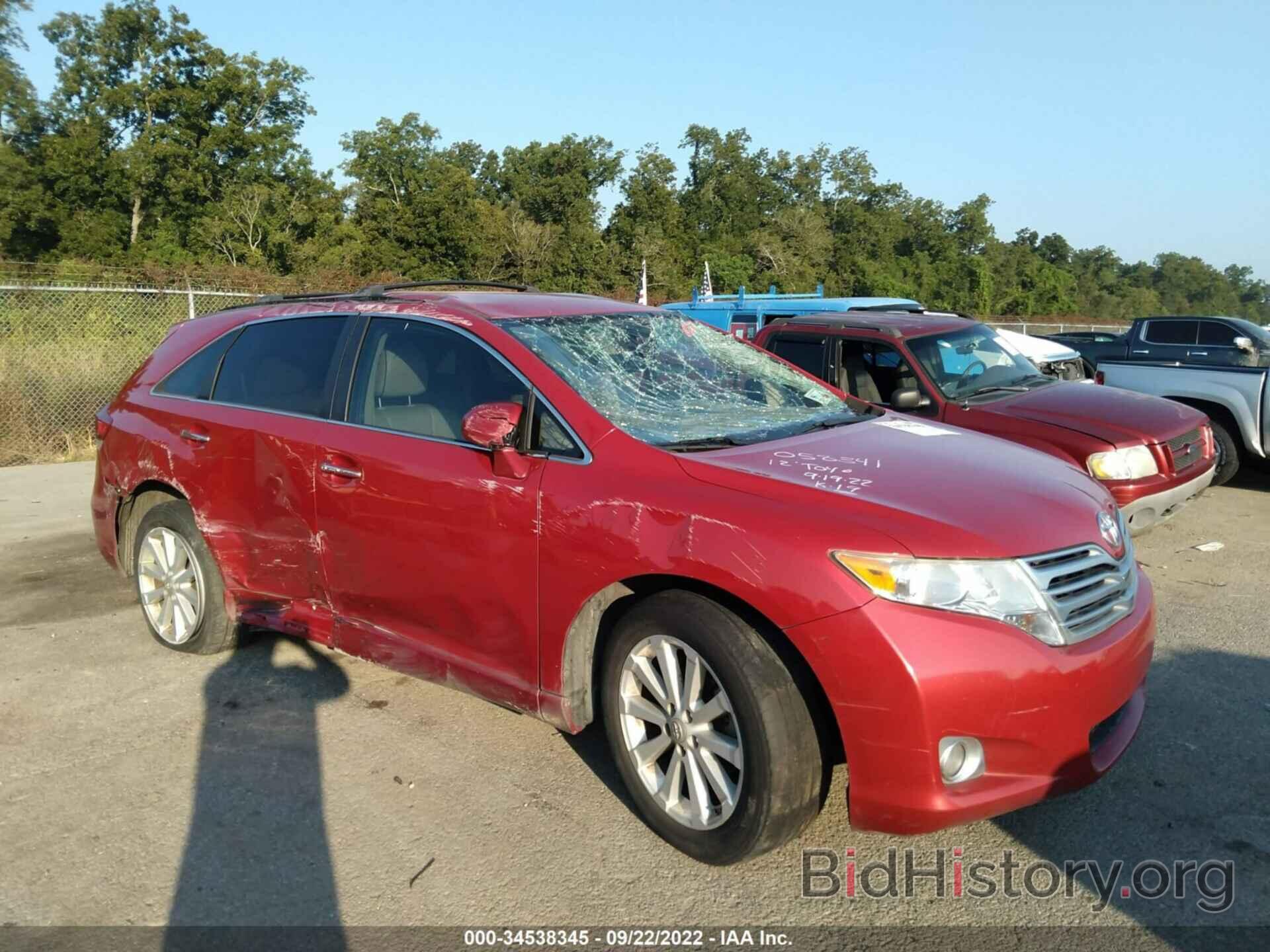 Photo 4T3ZA3BB0CU058341 - TOYOTA VENZA 2012