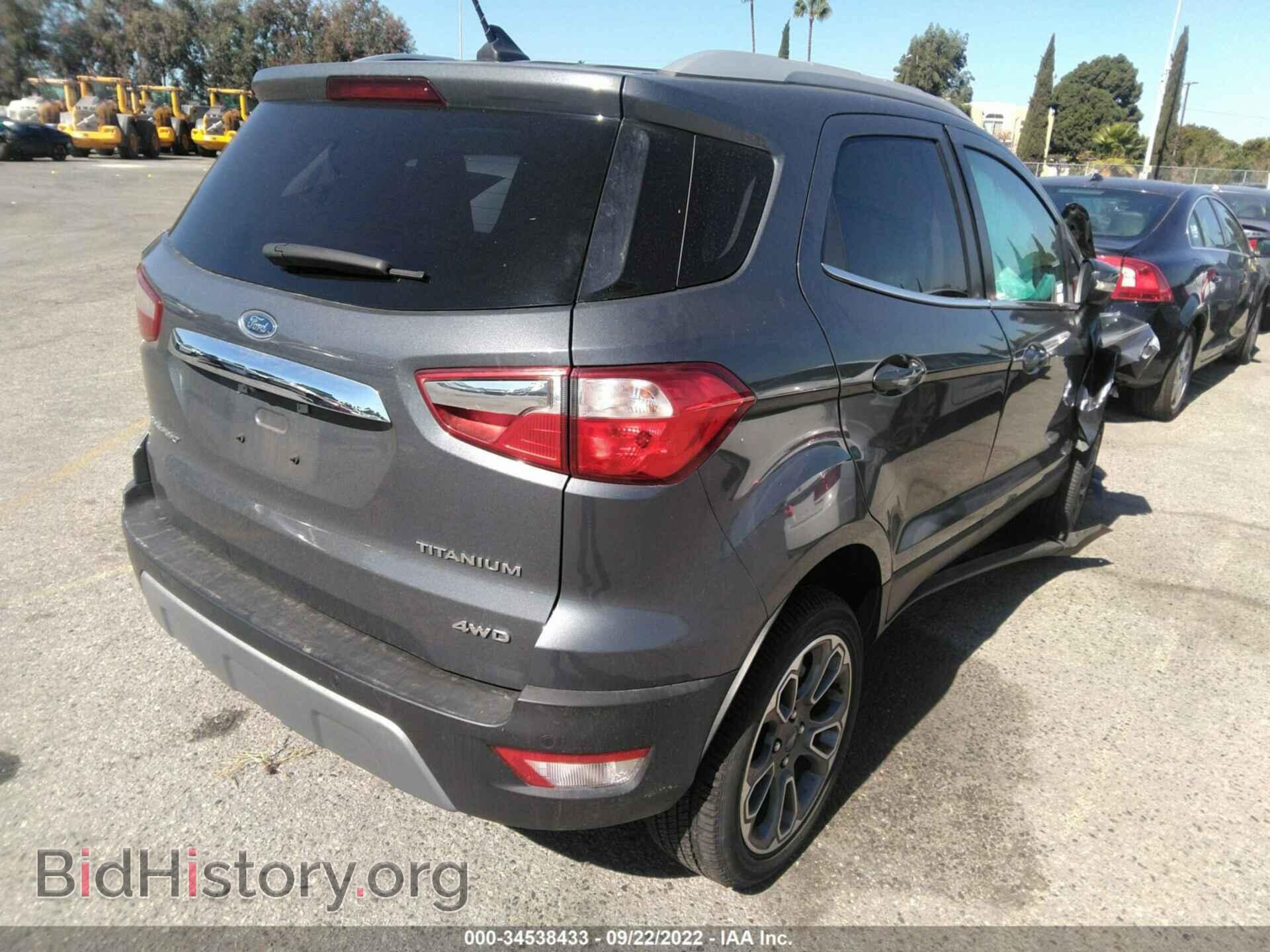 2019 FORD ECOSPORT - VIN: MAJ6S3KL7KC260982 - Фото 4