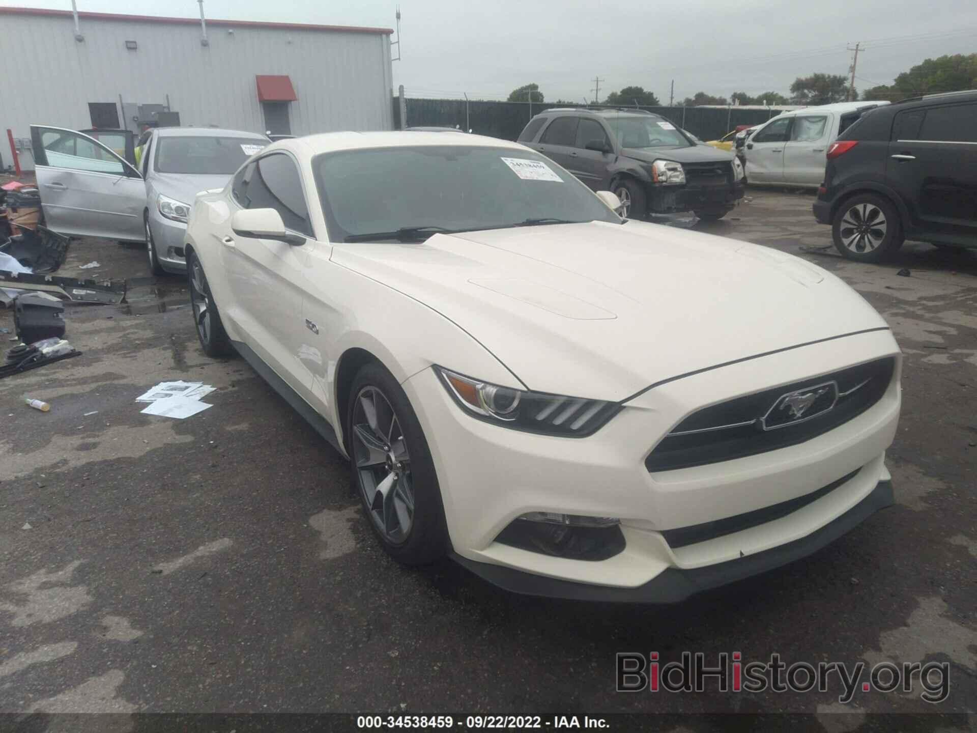 Photo 1FA6P8RF3F5501896 - FORD MUSTANG 2015