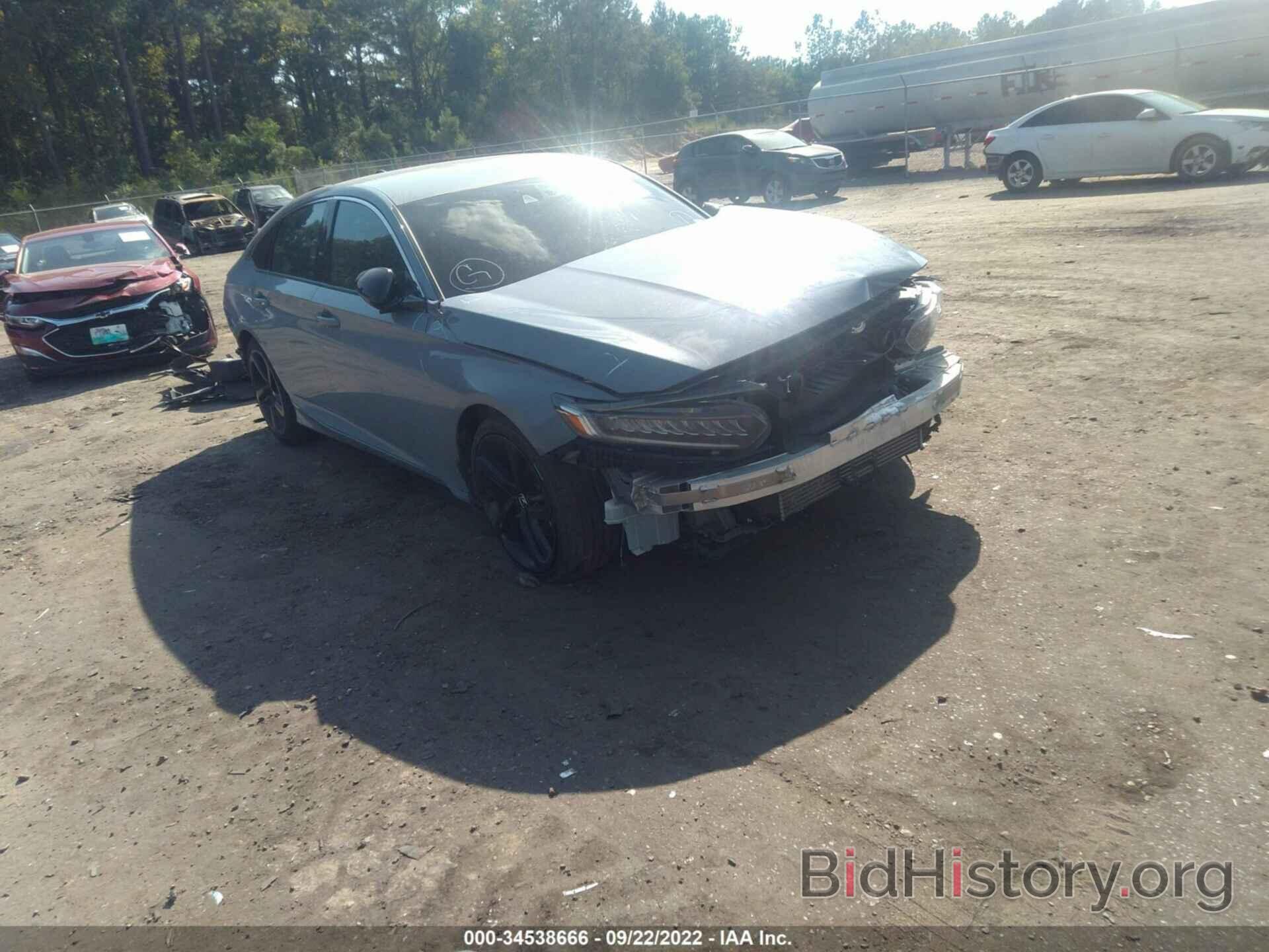 Photo 1HGCV1F31MA046167 - HONDA ACCORD SEDAN 2021