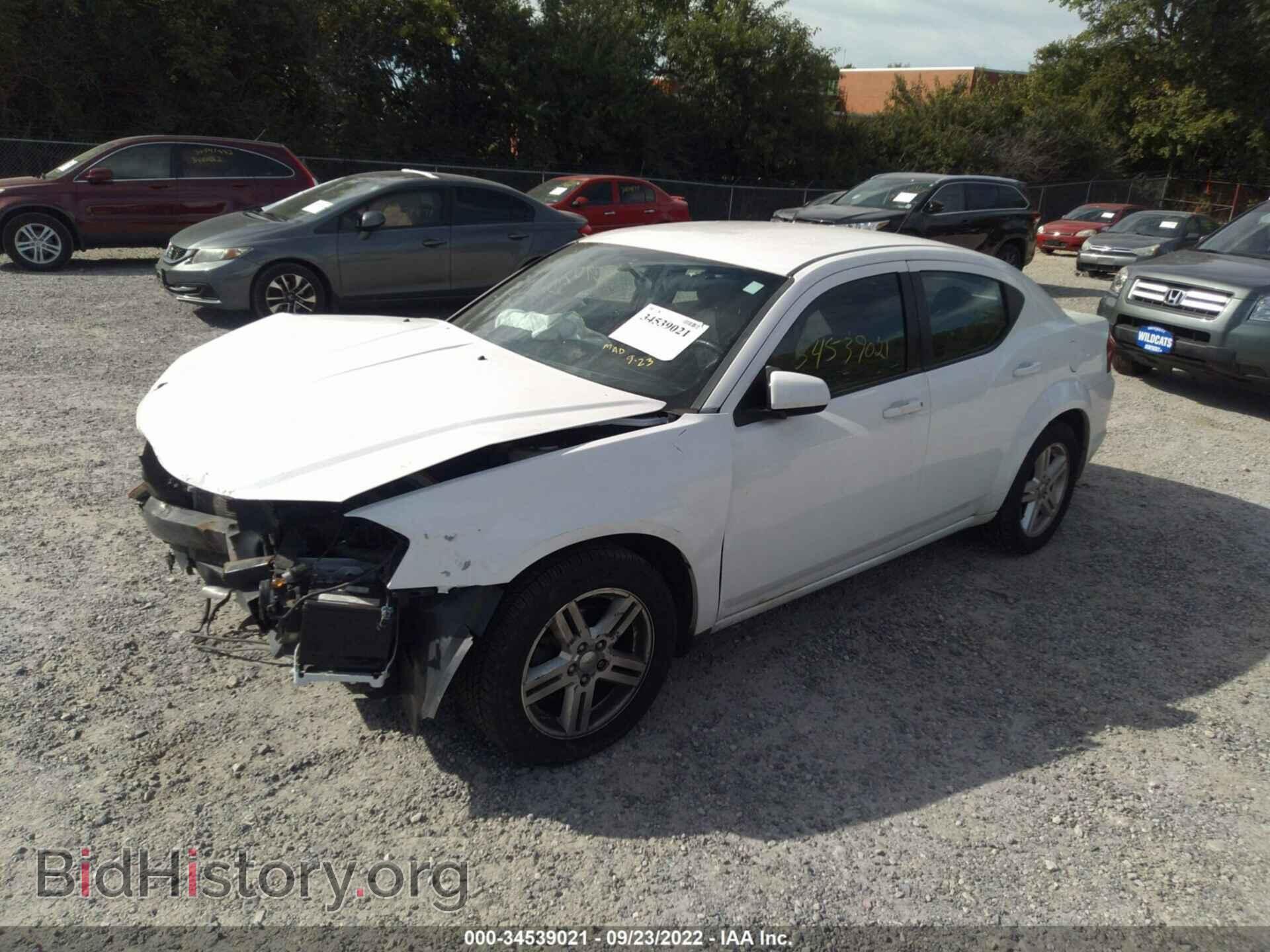 2012 DODGE AVENGER - VIN: 1C3CDZCB5CN293425 - Фото 2