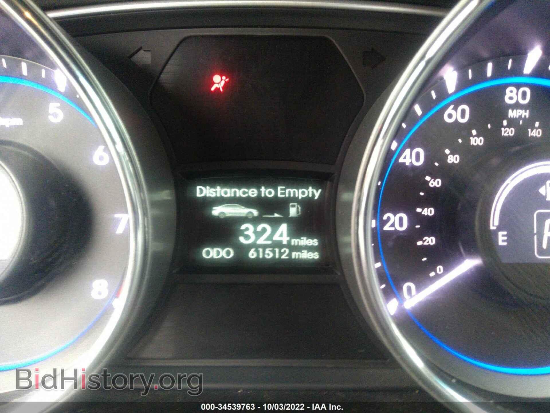 2013 HYUNDAI SONATA - VIN: 5NPEC4AC0DH807642 - Photo 7