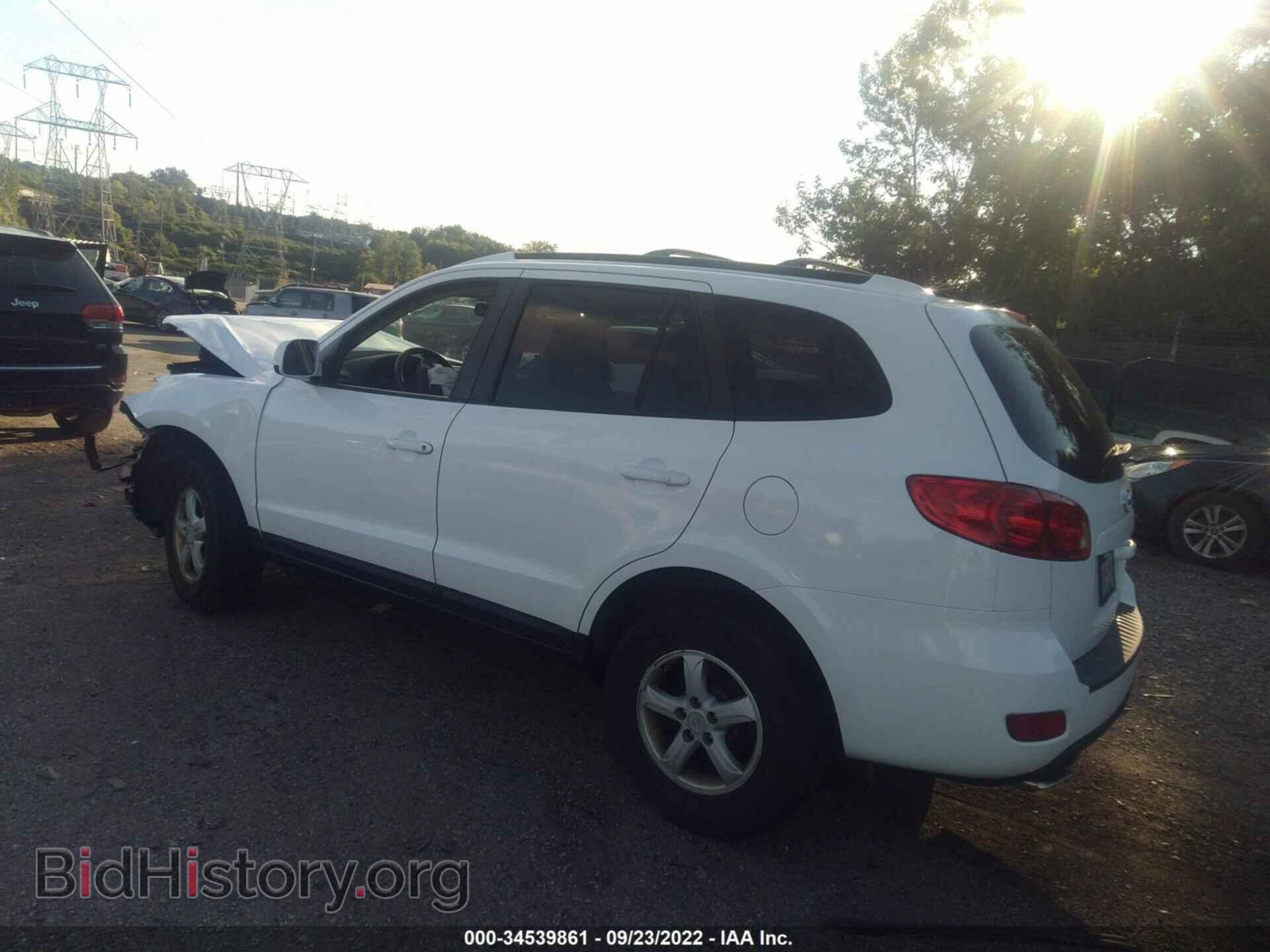 2007 HYUNDAI SANTA FE - VIN: 5NMSG13D67H012205 - Фото 3