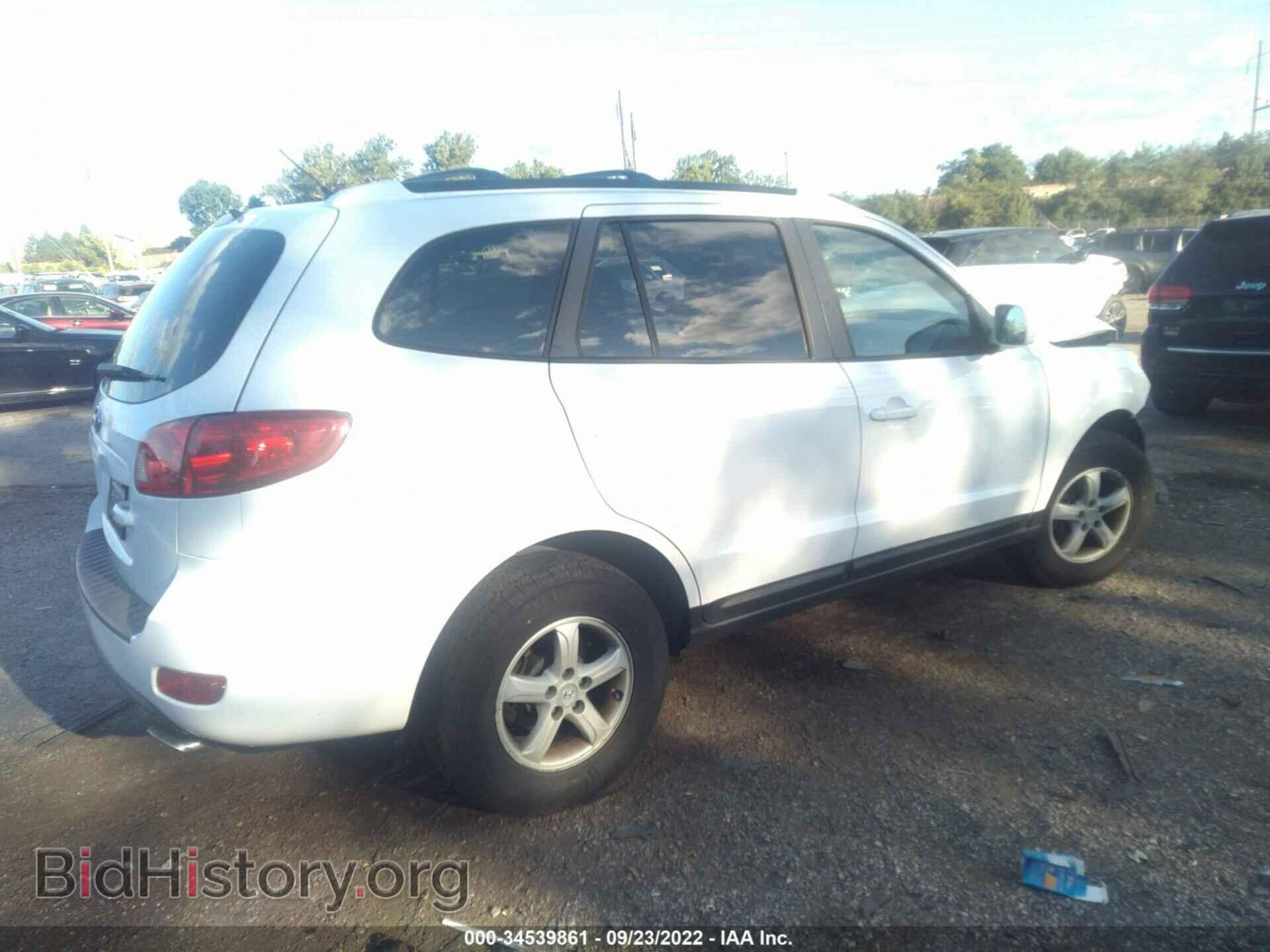 2007 HYUNDAI SANTA FE - VIN: 5NMSG13D67H012205 - Фото 4
