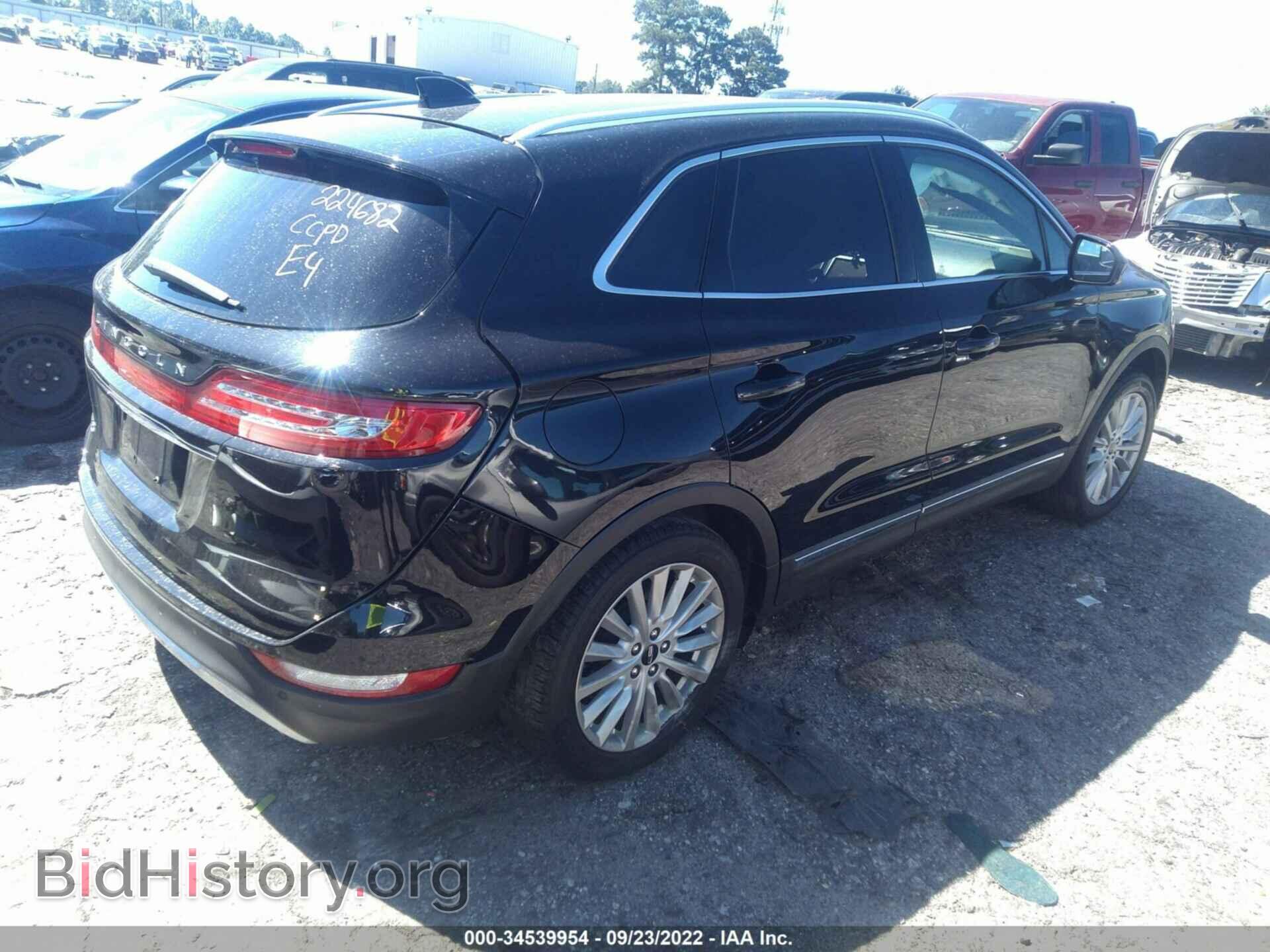 2019 LINCOLN MKC - VIN: 5LMCJ1D93KUL04534 - Фото 4