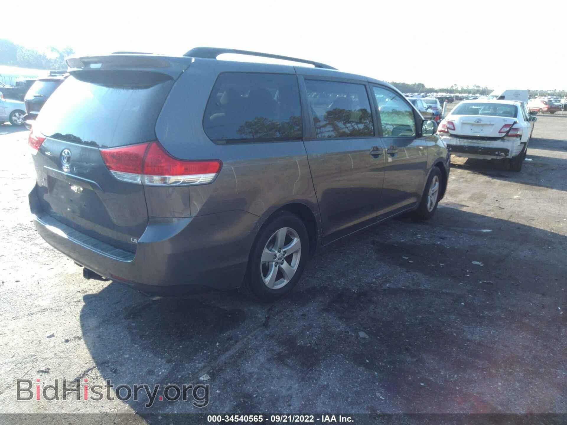 2012 TOYOTA SIENNA - VIN: 5TDKK3DC9CS190892 - Фото 4