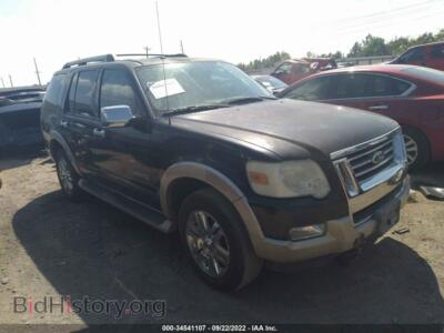 2007 Ford EXPLORER Eddie Bauer, black — VIN 1FMEU64E37UA98443, IAAI