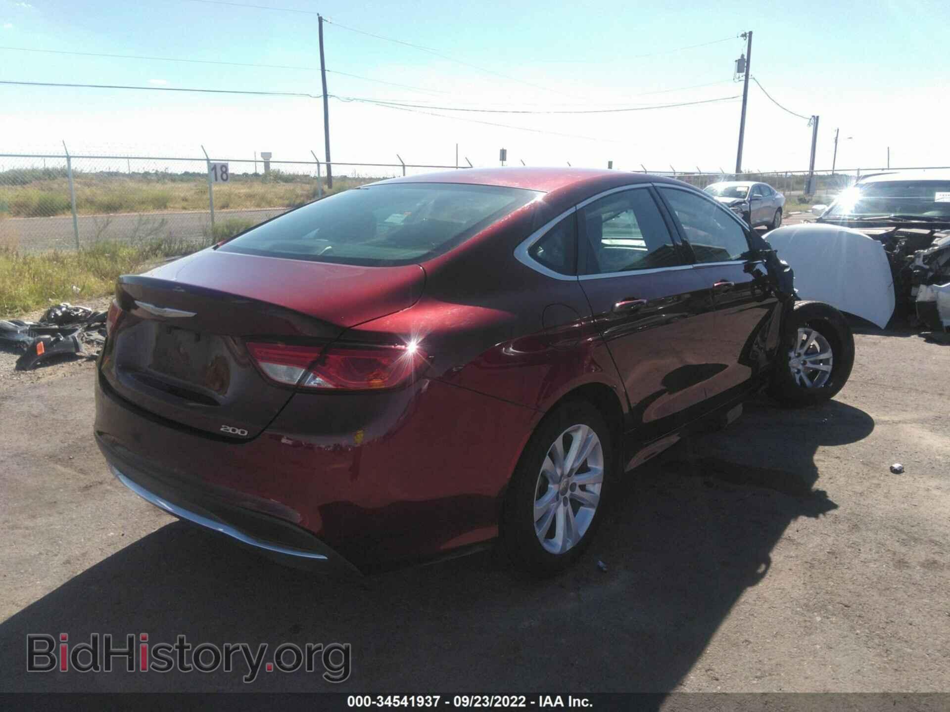 2016 CHRYSLER 200 - VIN: 1C3CCCAB9GN170879 - Фото 4