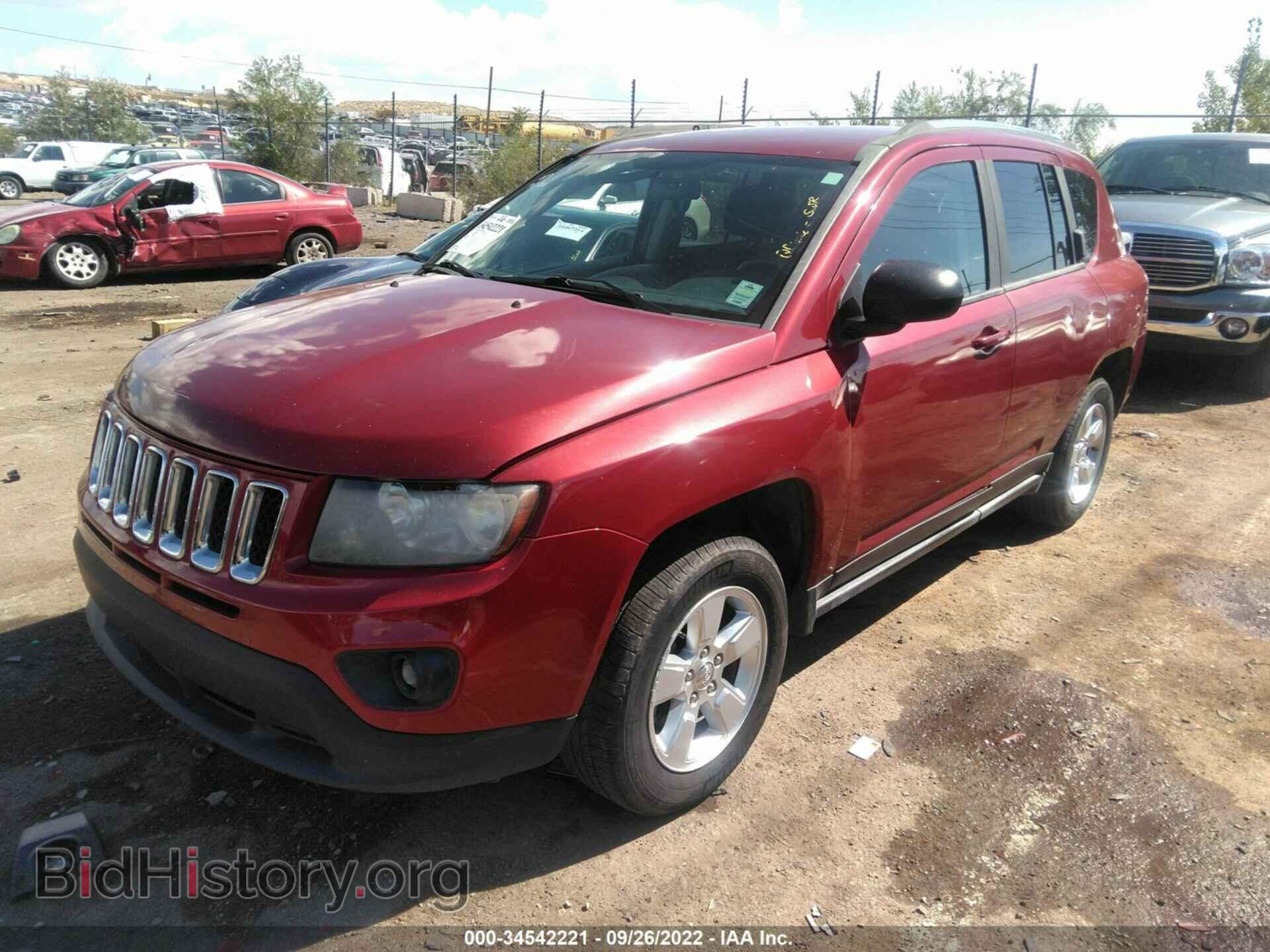 2014 JEEP COMPASS - VIN: 1C4NJCBA9ED865477 - Фото 2