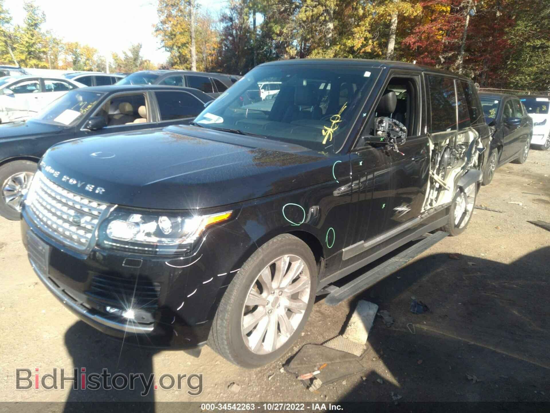 2014 LAND ROVER RANGE ROVER - VIN: SALGS2TF0EA154013 - Фото 2