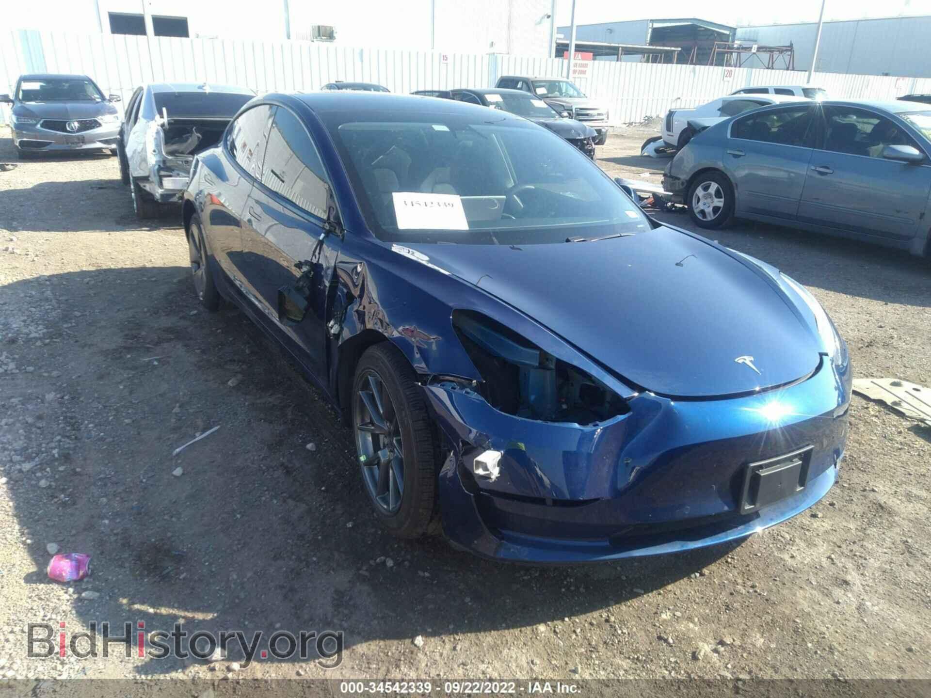 Photo 5YJ3E1EA2MF907507 - TESLA MODEL 3 2021