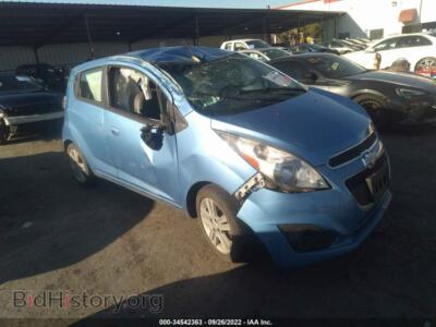 2015 Chevrolet SPARK LS, blue — VIN KL8CA6S93FC710079, IAAI