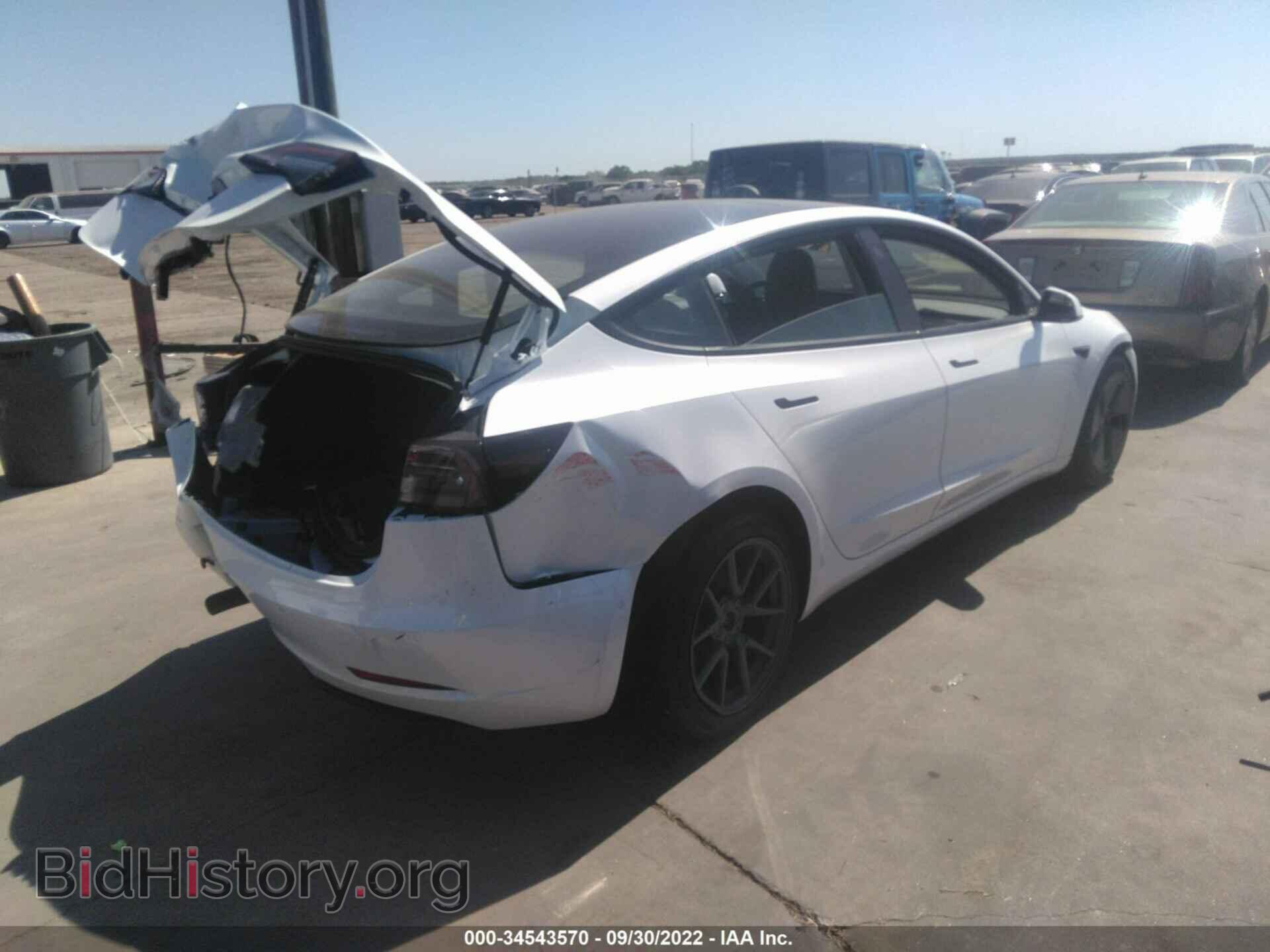 2022 TESLA MODEL 3 - VIN: 5YJ3E1EA7NF315117 - Фото 4