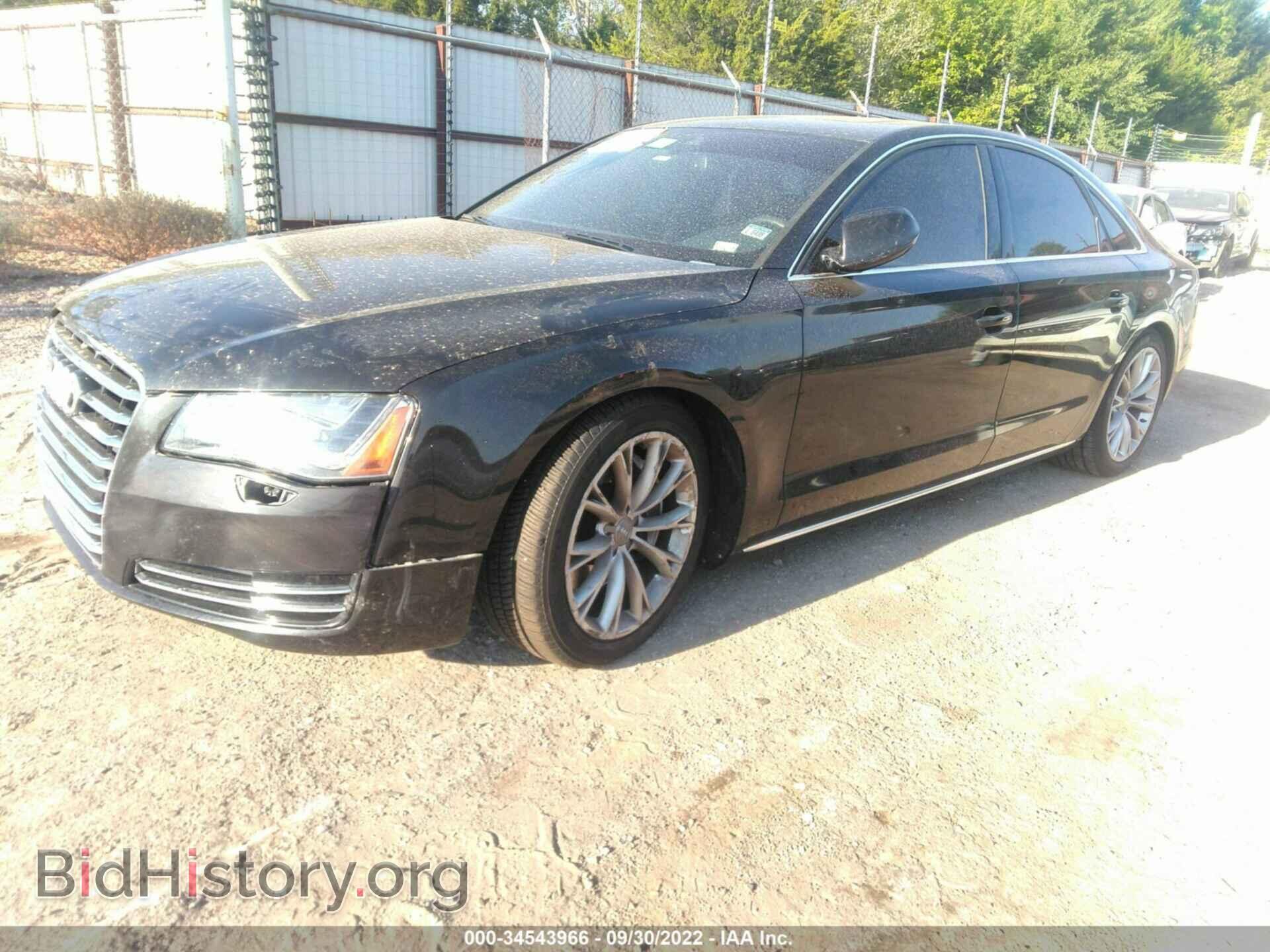 2013 AUDI A8 - VIN: WAUAGAFD6DN013048 - Фото 2