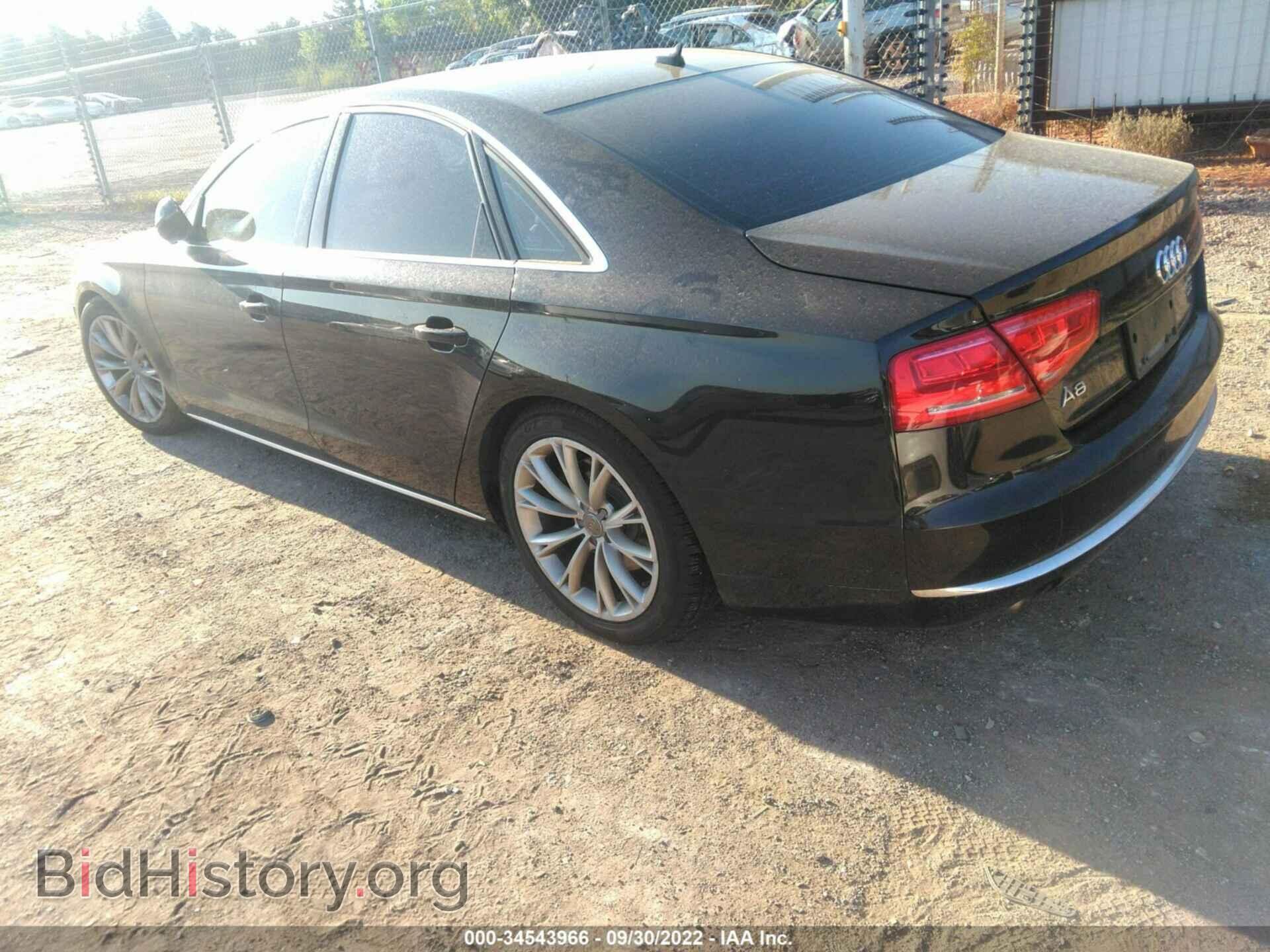 2013 AUDI A8 - VIN: WAUAGAFD6DN013048 - Фото 3