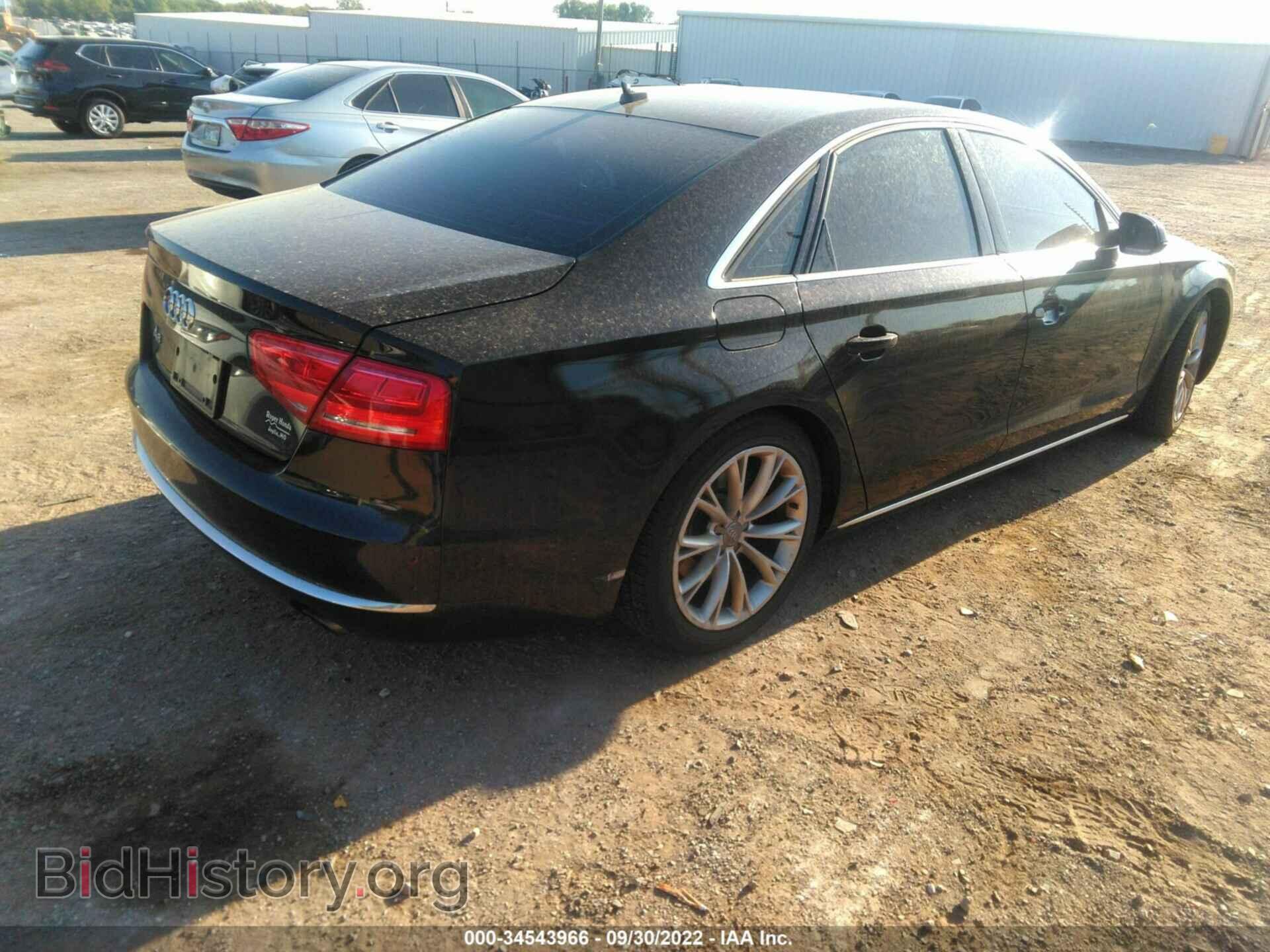 2013 AUDI A8 - VIN: WAUAGAFD6DN013048 - Фото 4
