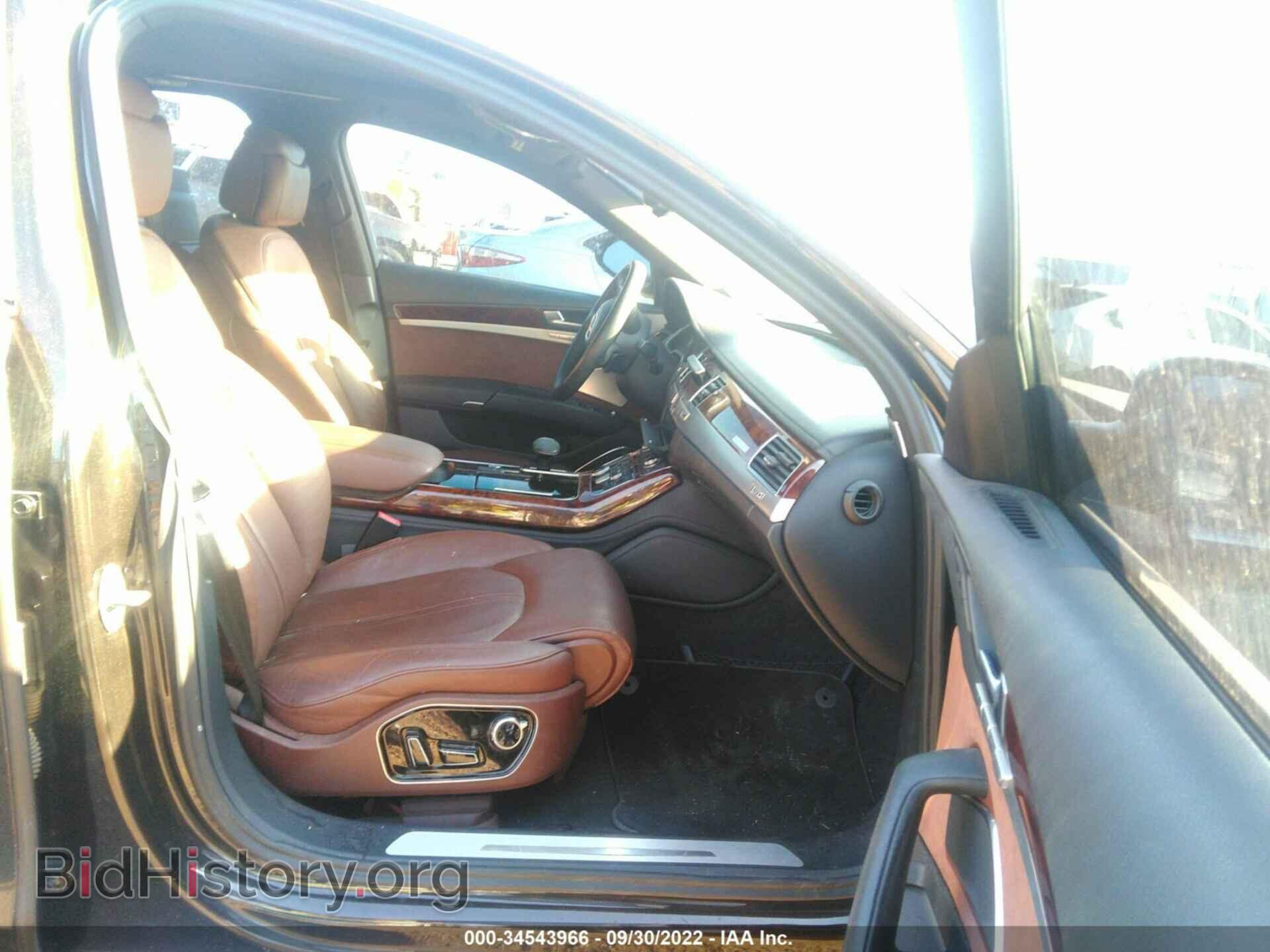 2013 AUDI A8 - VIN: WAUAGAFD6DN013048 - Фото 5
