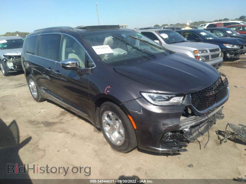 2021 Chrysler PACIFICA Hybrid Limited (VIN 2C4RC1S73MR510885) — фото 1 из 16, IAAI, повреждение: передняя часть