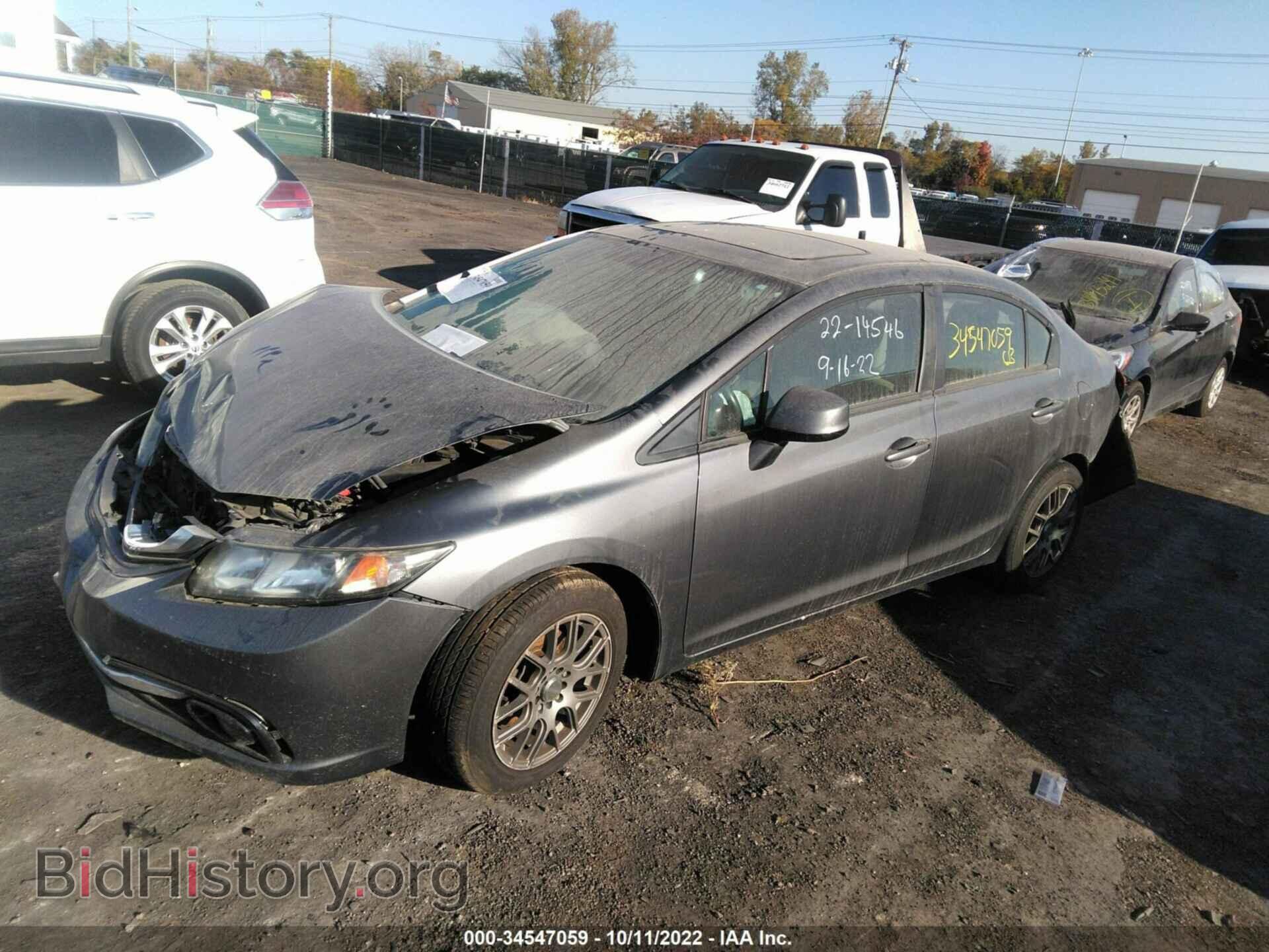 2013 HONDA CIVIC SDN - VIN: 19XFB2F94DE012512 - Фото 2