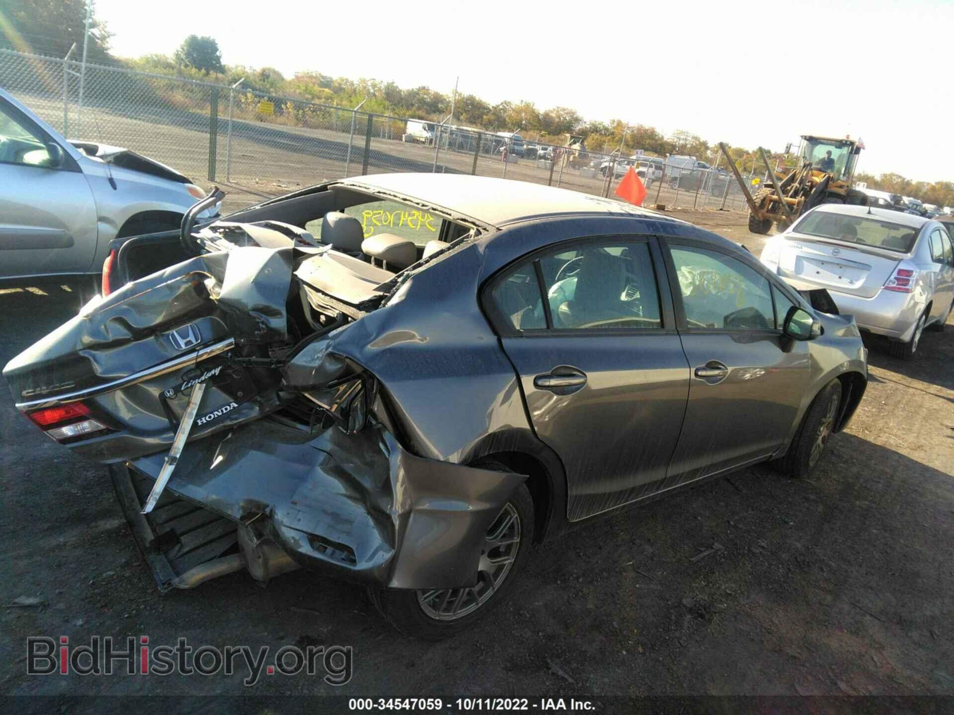 2013 HONDA CIVIC SDN - VIN: 19XFB2F94DE012512 - Фото 4